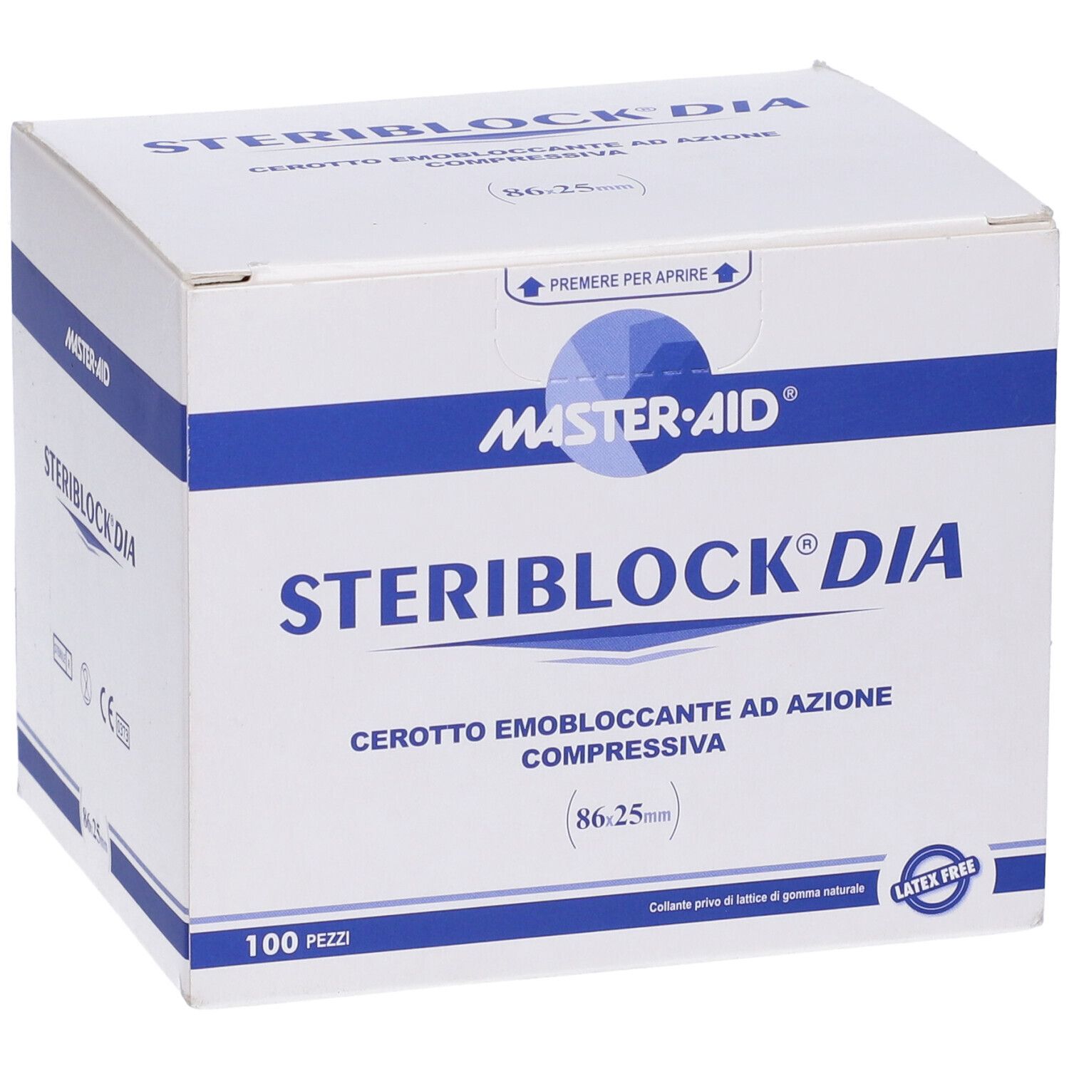 M-Aid Steriblock Dia Cer 100Pz