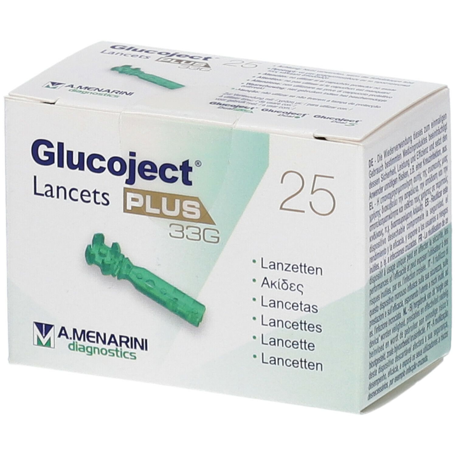 Glucoject® Lancets Plus 33G 25 Lancette