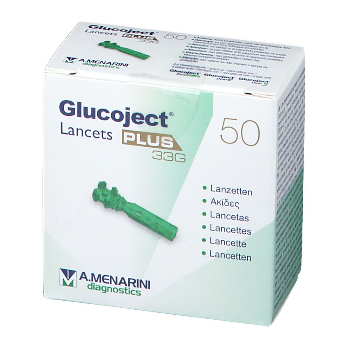 Glucoject® Lancets Plus 33G 50 Lancette