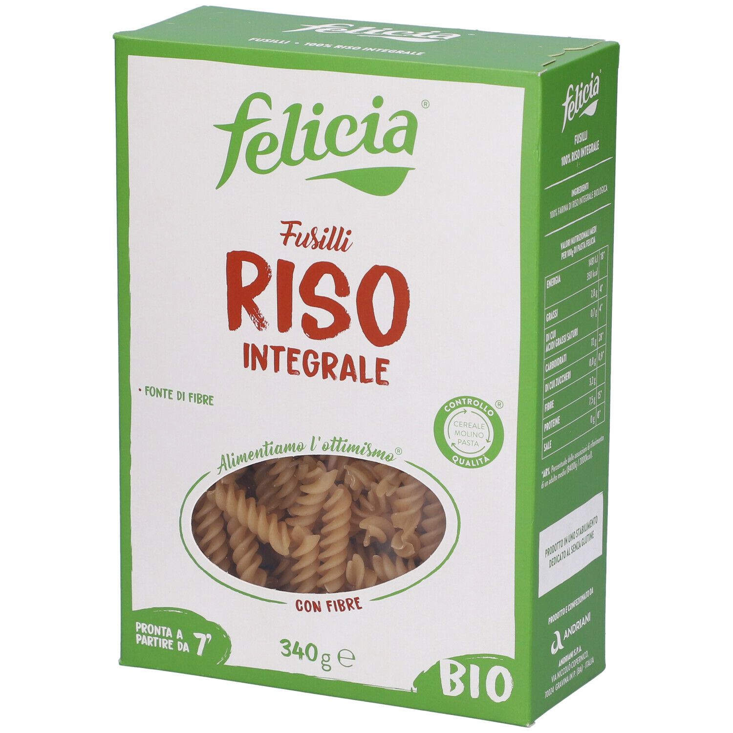 Felicia Bio Riso Int Fusilli