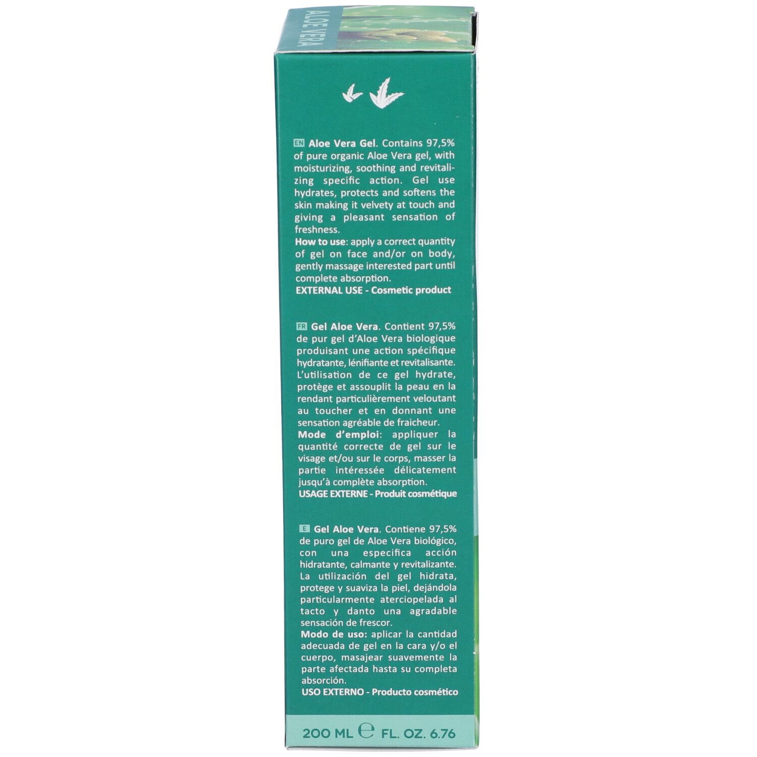 Aloe Vera Gel Bio 200Ml