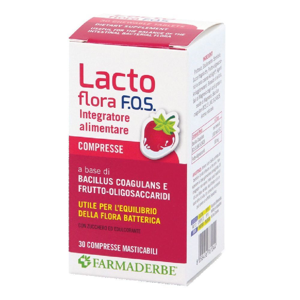 Lacto Flora Fos 30 Compresse Masticabili