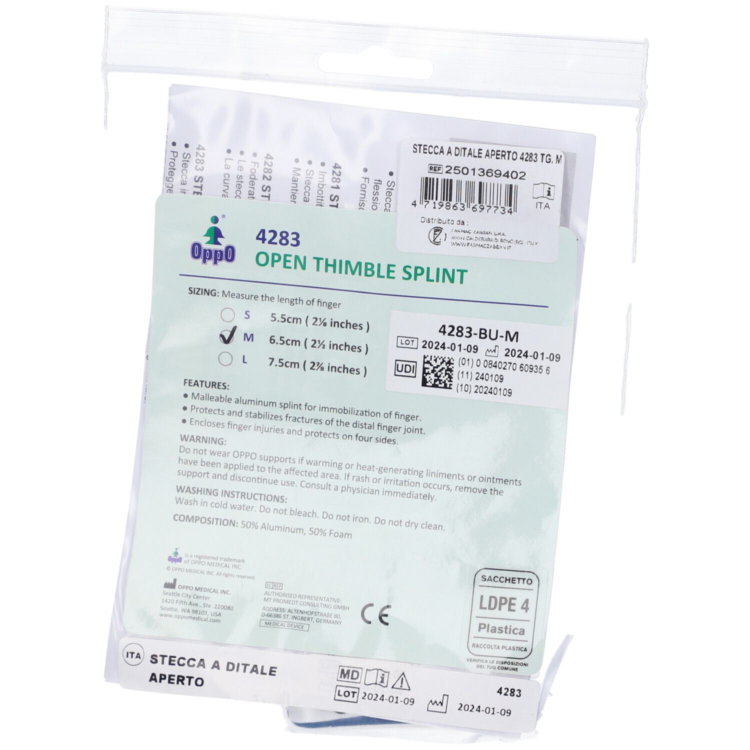 Oppo Stecca Ditale Aperto 4283 M