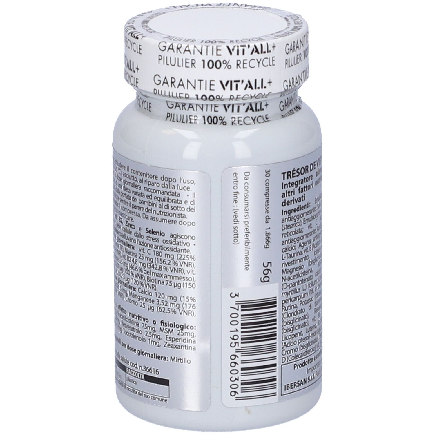 Vital Plus Tresor De Vie 30 Compresse