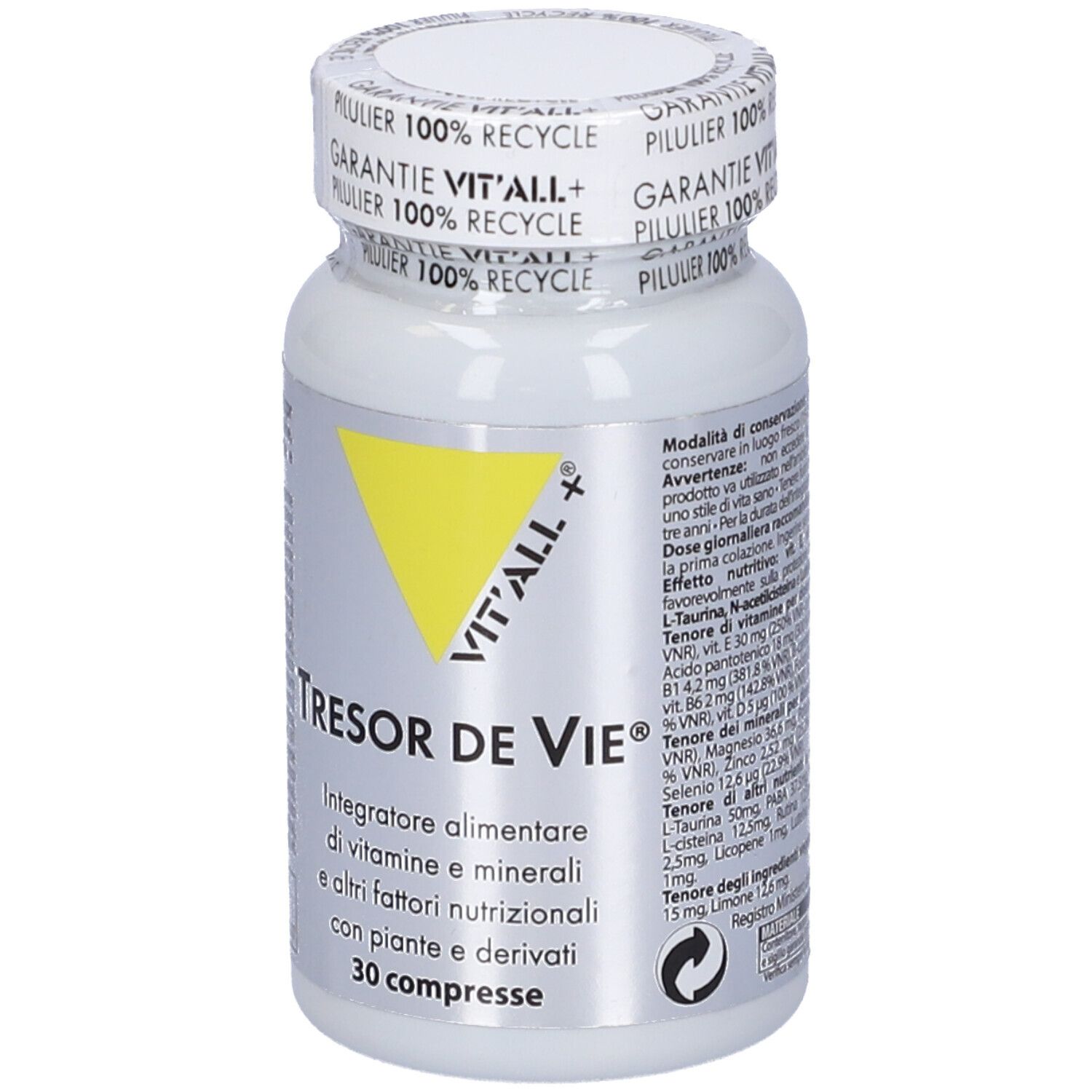 Vital Plus Tresor De Vie 30 Compresse