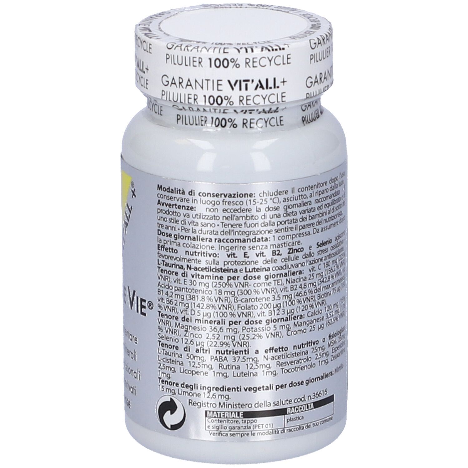 Vital Plus Tresor De Vie 30 Compresse