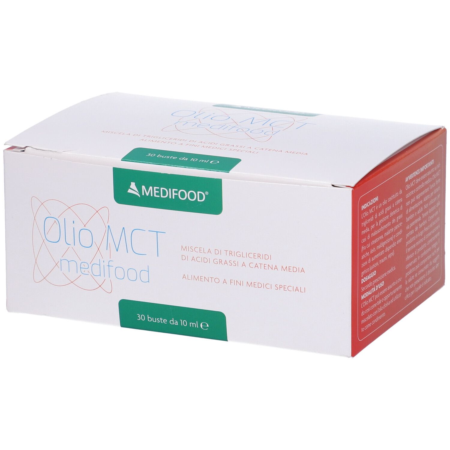 Mct Olio Monodose 30 Bustine 10 Ml