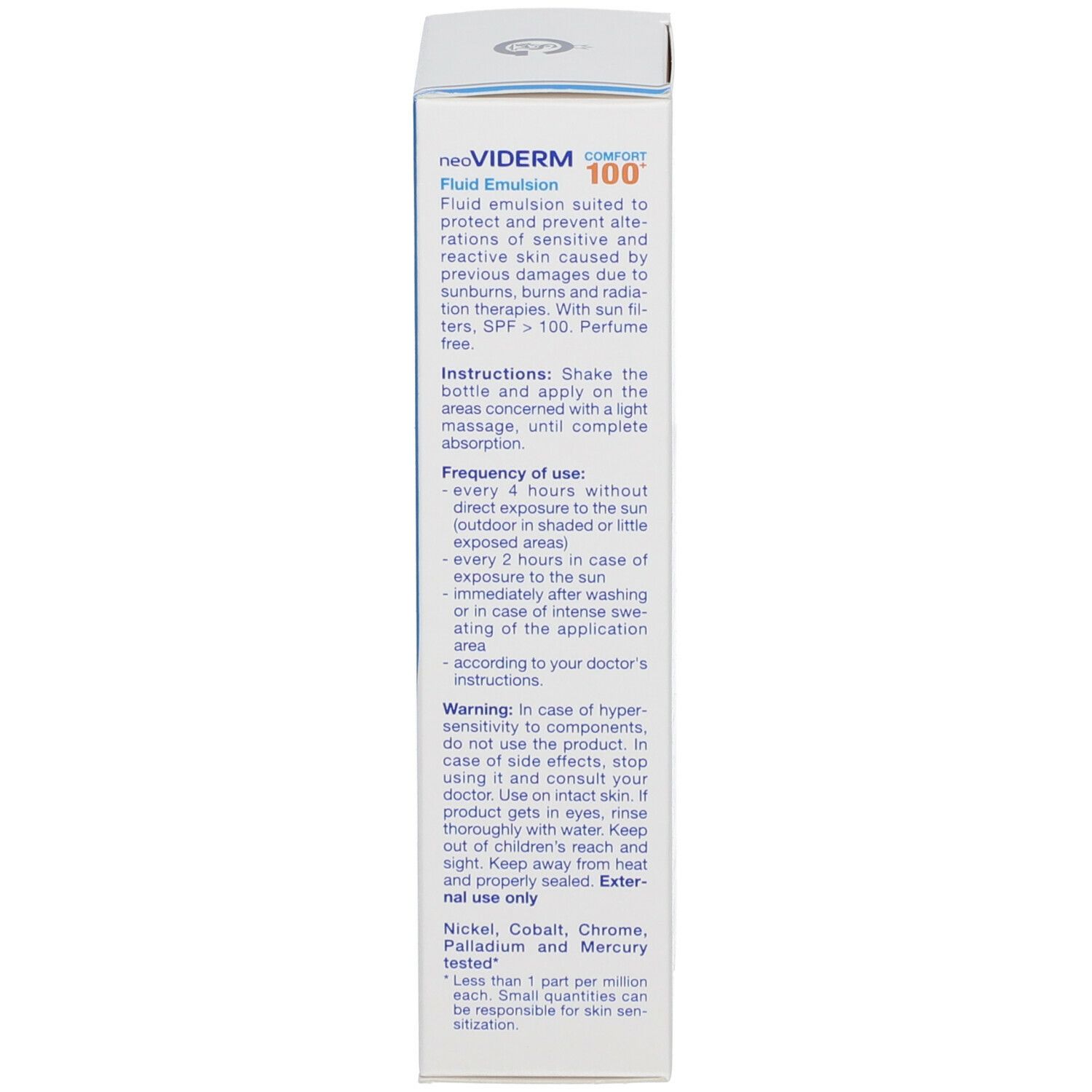 neoVIDERM Comfort 100 Emulsione Fluida
