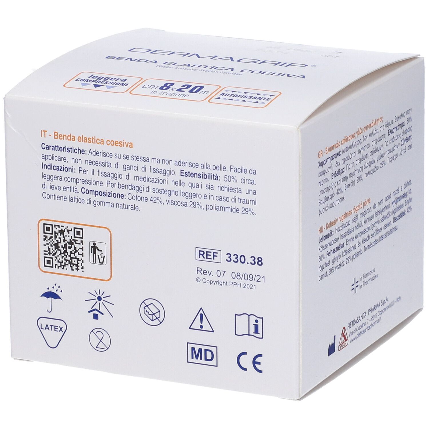 Benda Master-Aid Dermagrip Cm8X20M