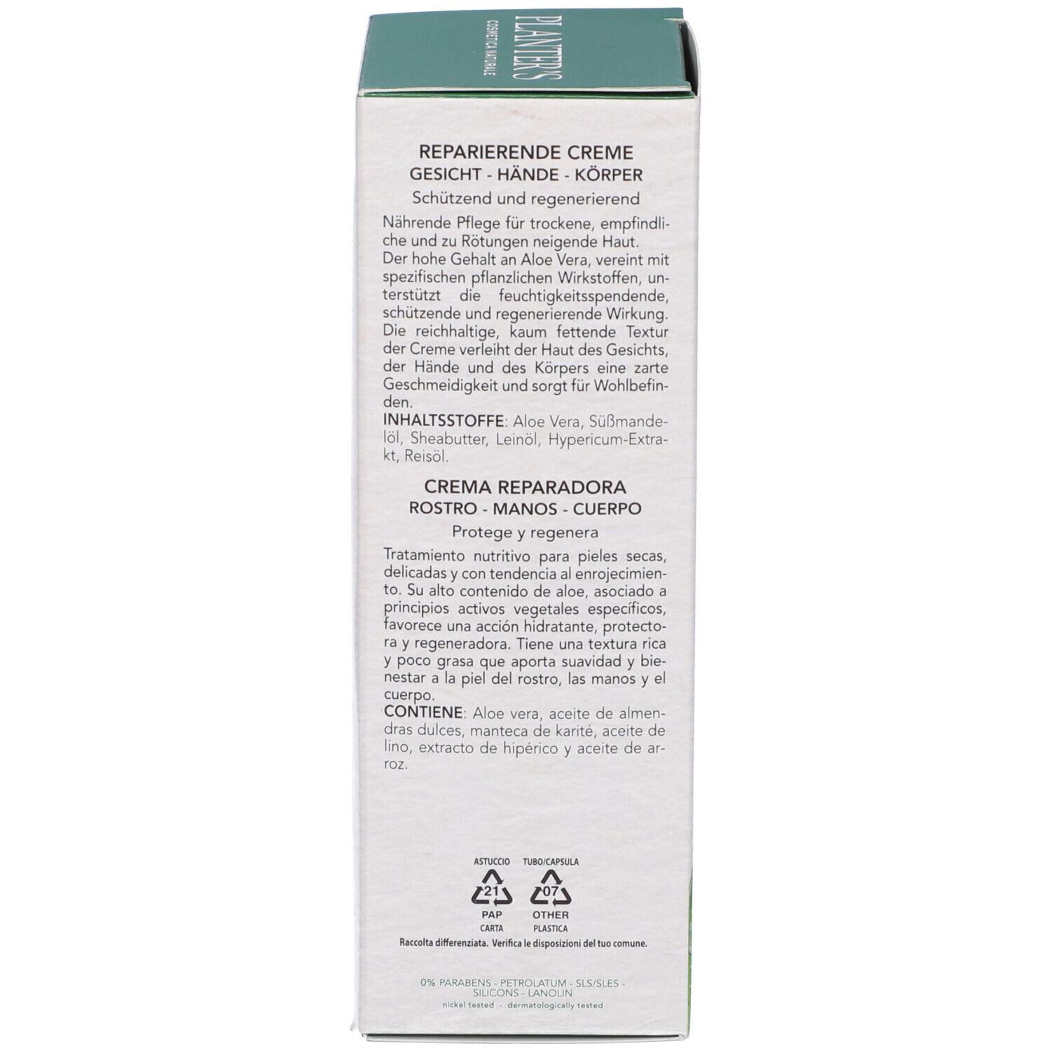 Planter's Cosmetica Naturale Aloevera