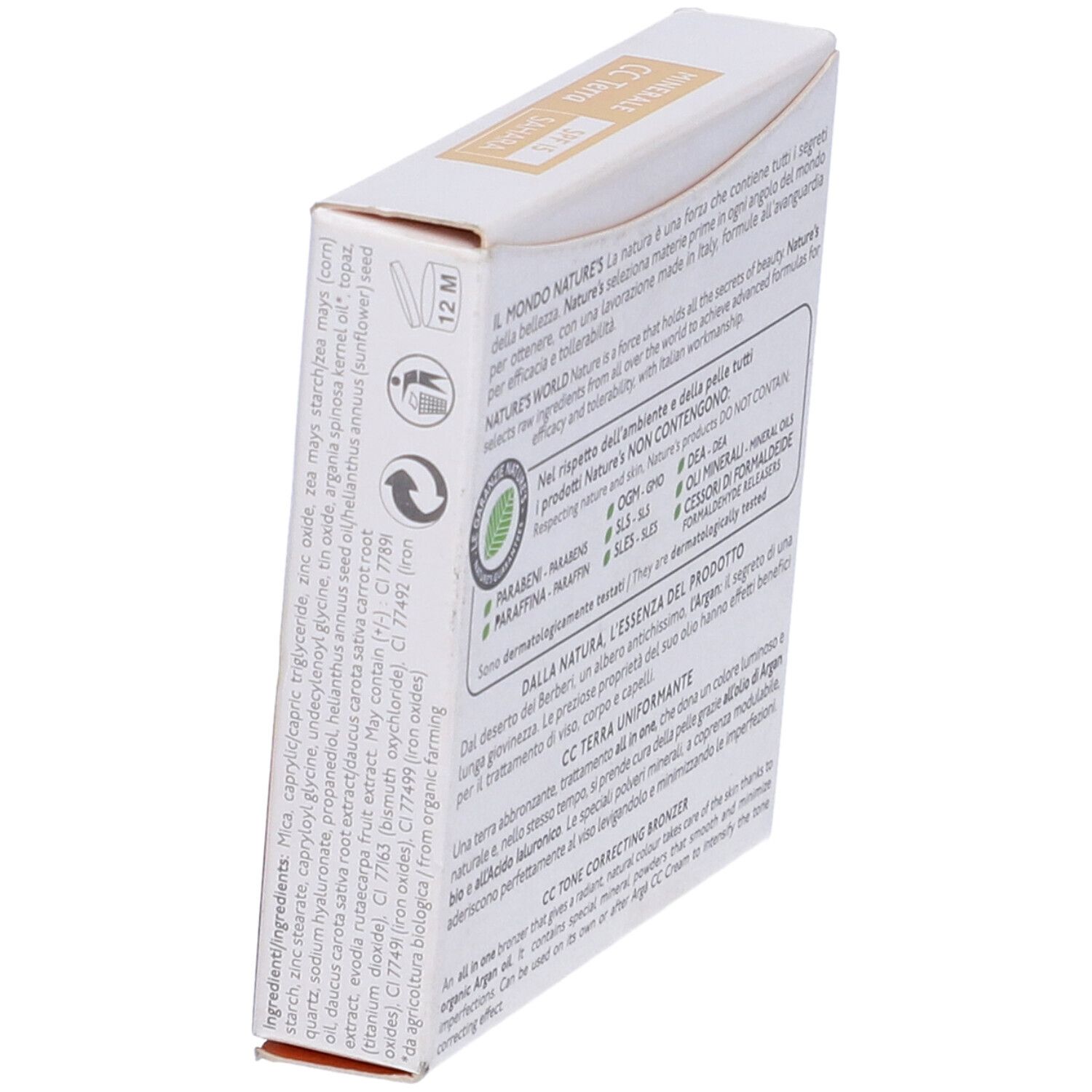 Arga' Cc Terra Uniformante Sahara Spf15 9 G Nature'S