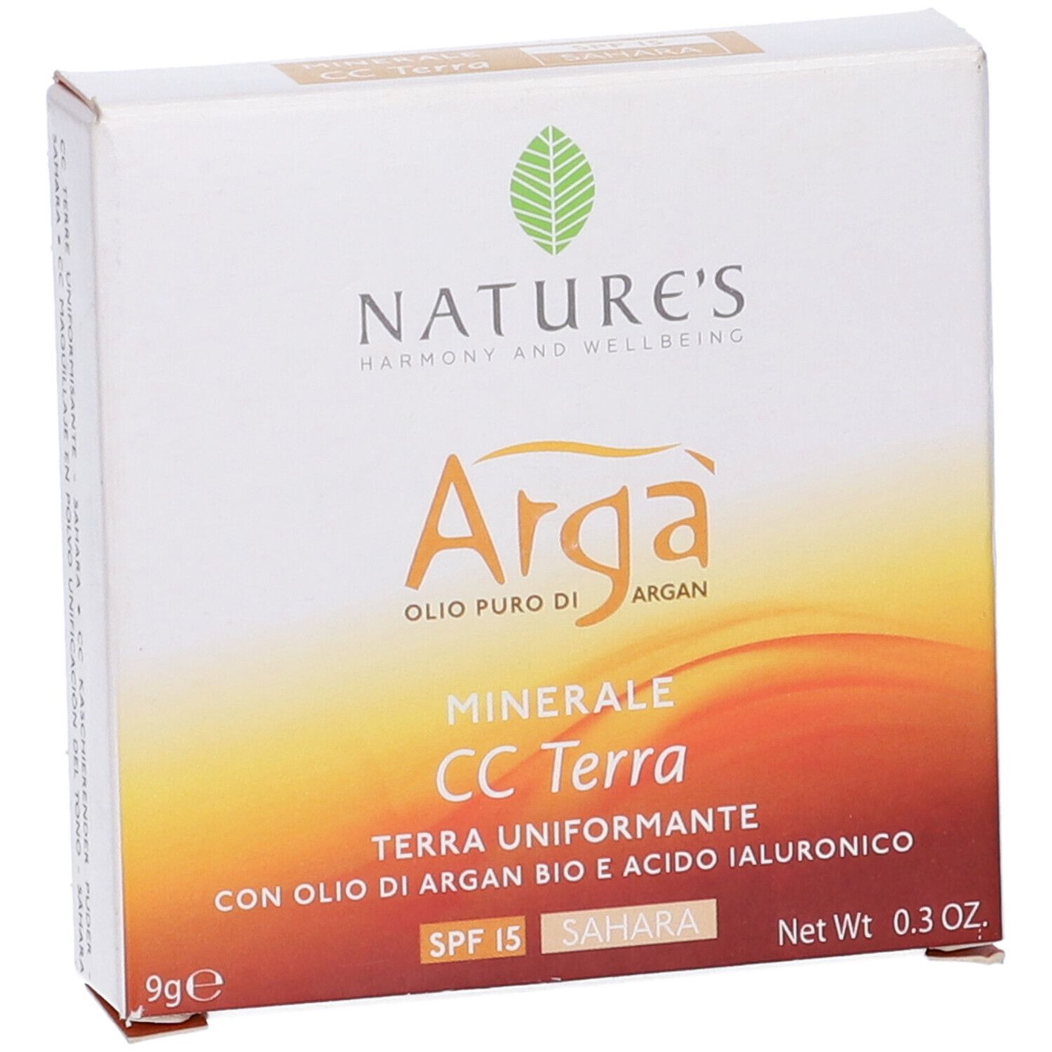 Arga' Cc Terra Uniformante Sahara Spf15 9 G Nature'S