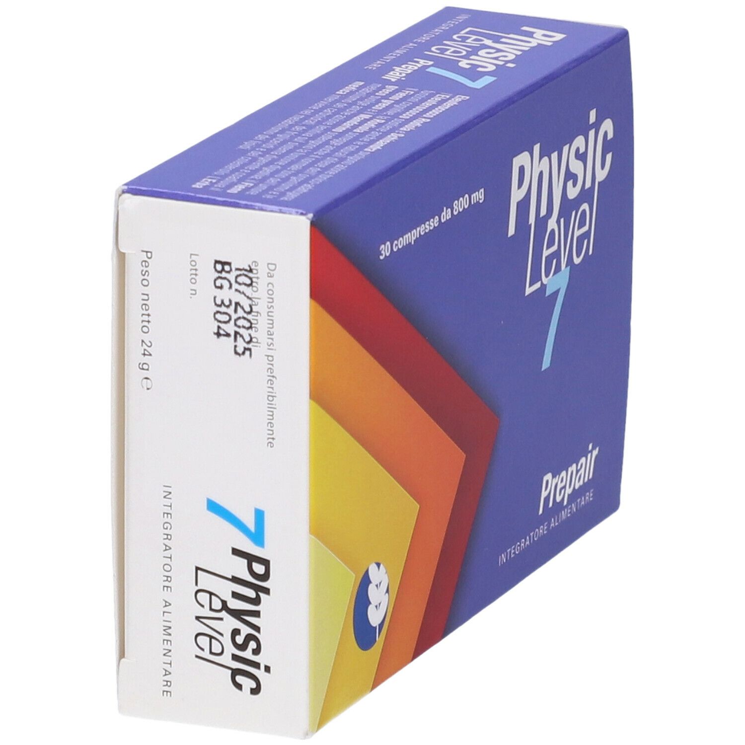 Physic Level 7 Prepair 30 Compresse 800 Mg