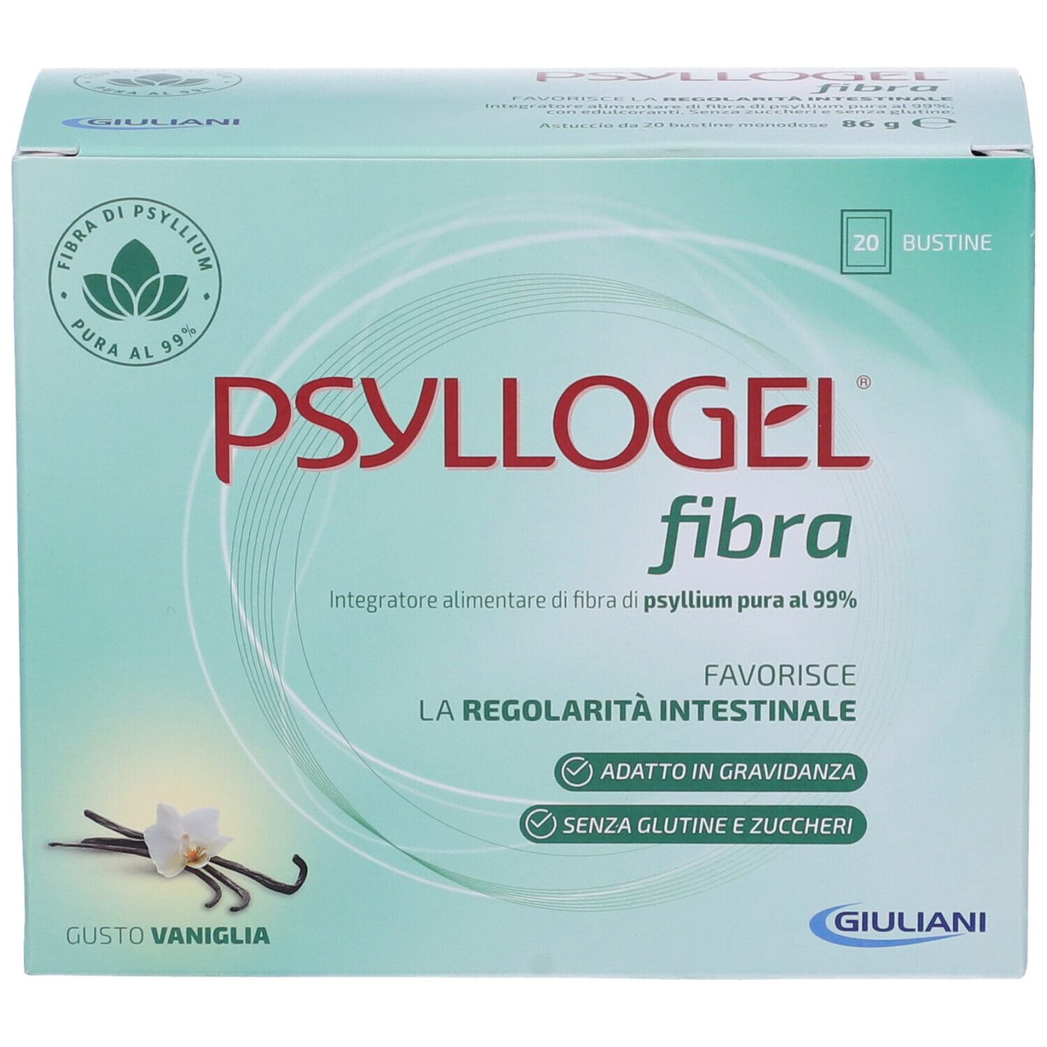 PSYLLOGEL® Fibra Vaniglia Bustine