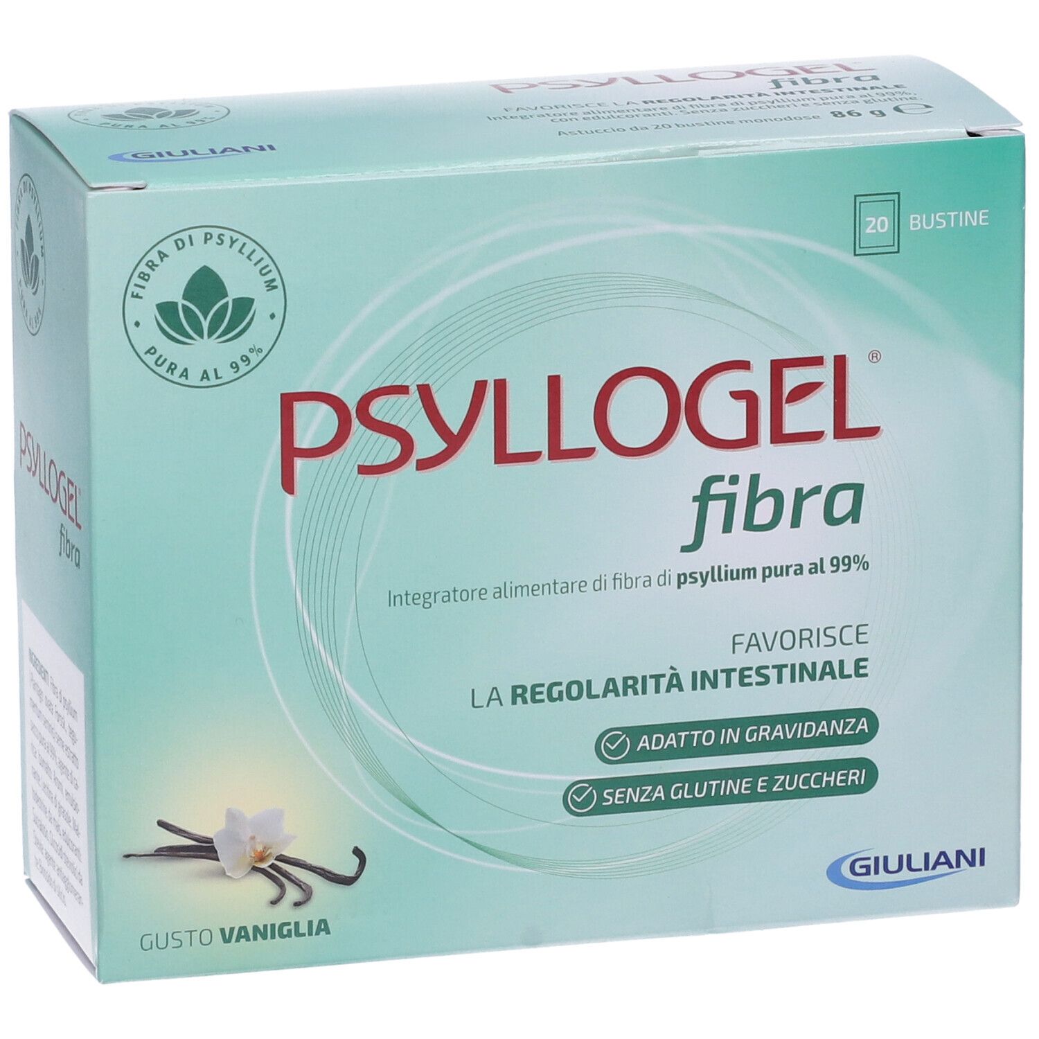 PSYLLOGEL® Fibra Vaniglia Bustine