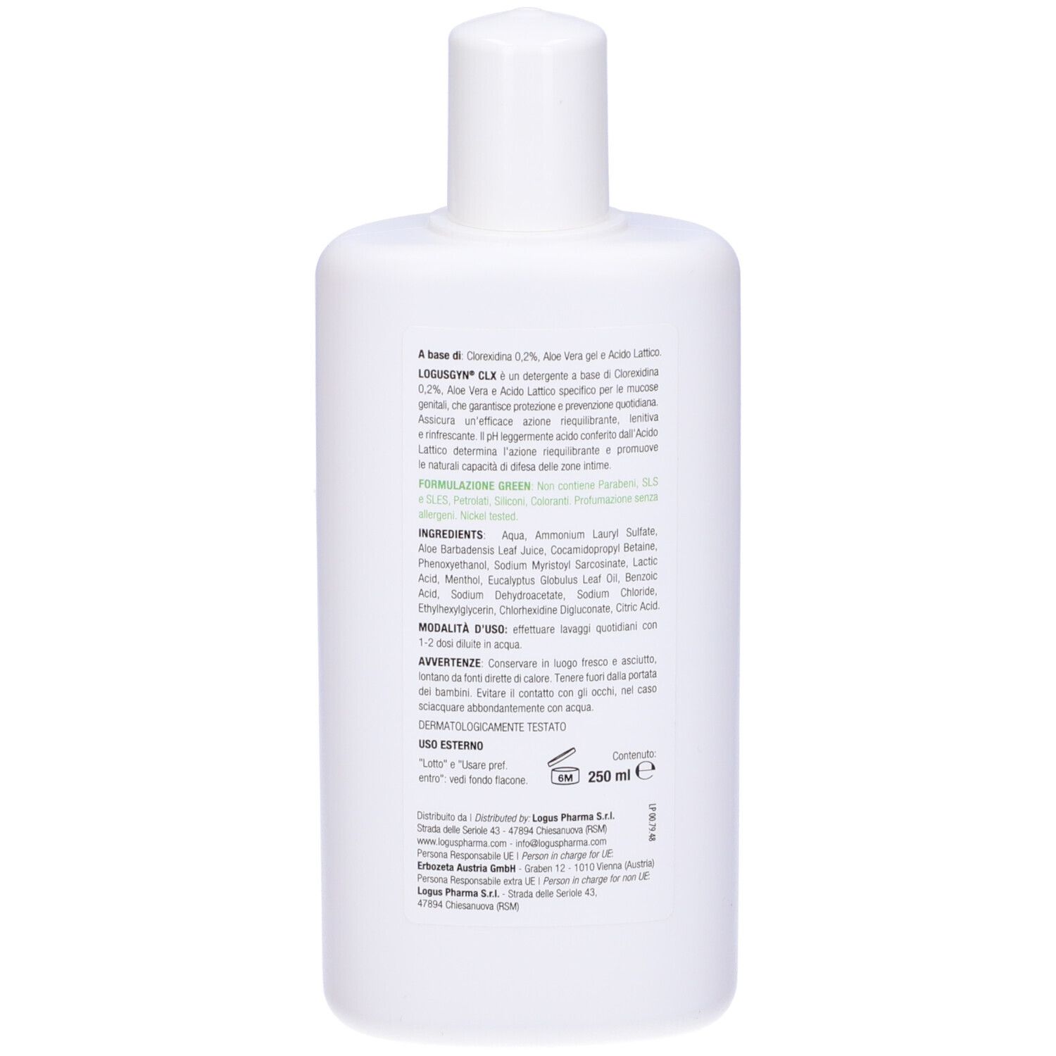 Logusgyn Clx Detergente Intimo 250 Ml