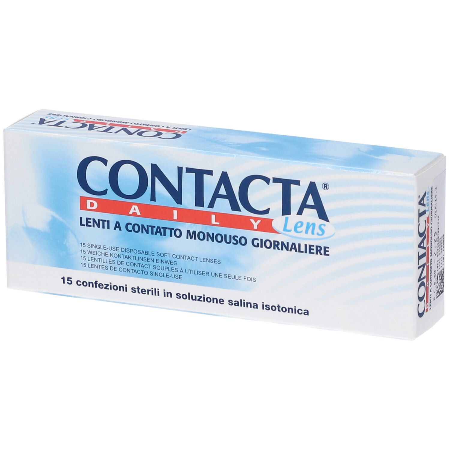 Confezione di lenti a contatto giornaliere. 15 pezzi.