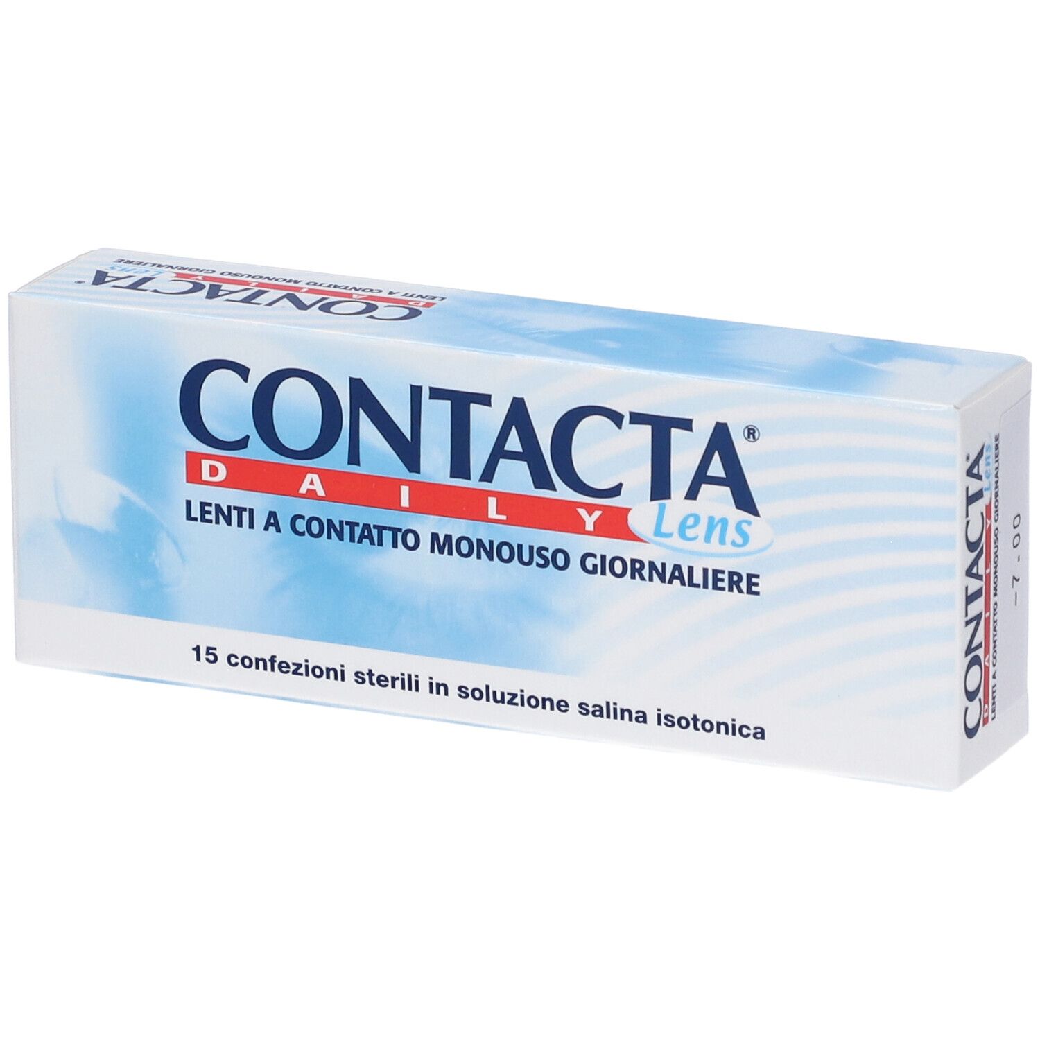 Confezione di lenti a contatto CONTACTA DAILY Lens. 15 confezioni sterili.