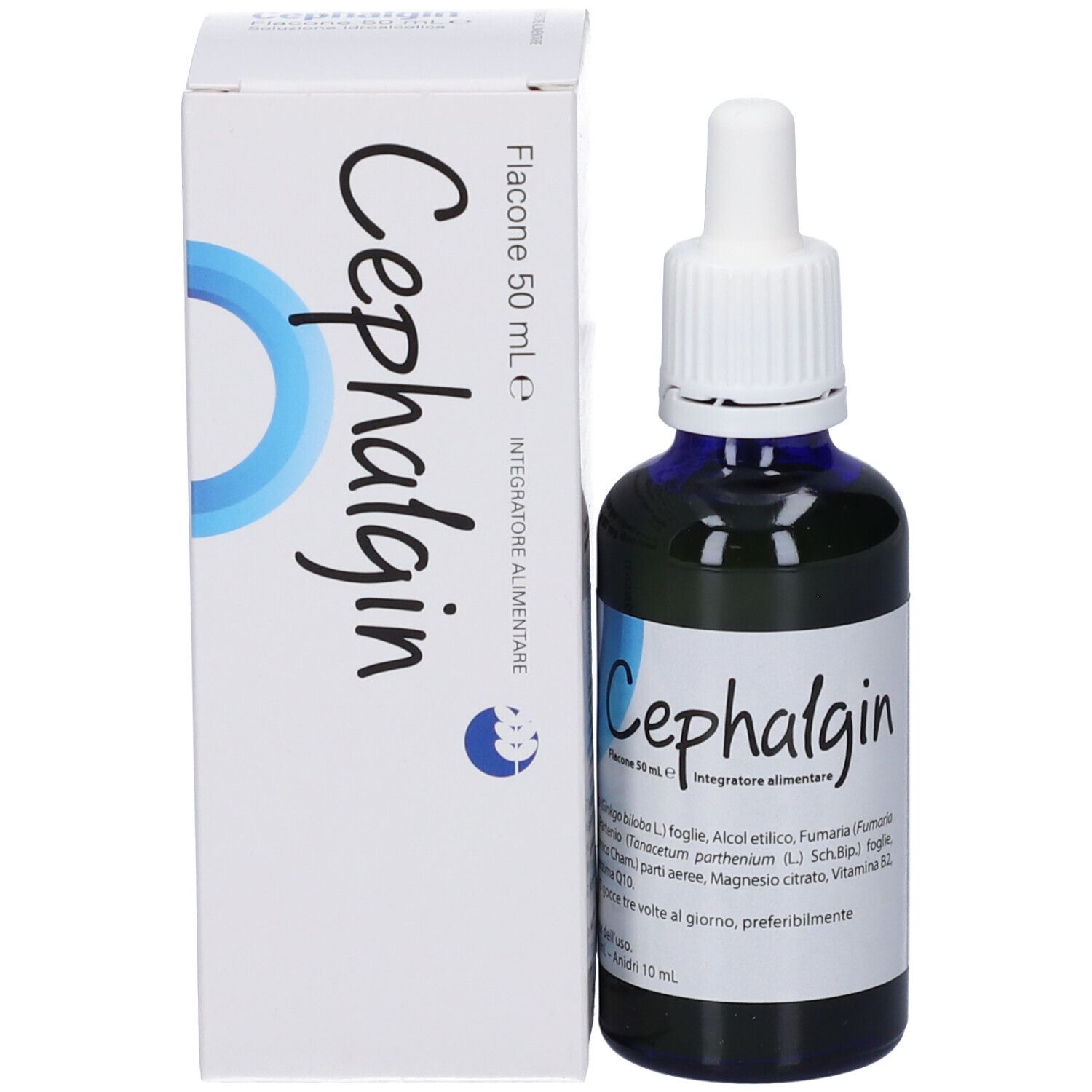 Cephalgin Flacone 50 ml, integratore alimentare.
