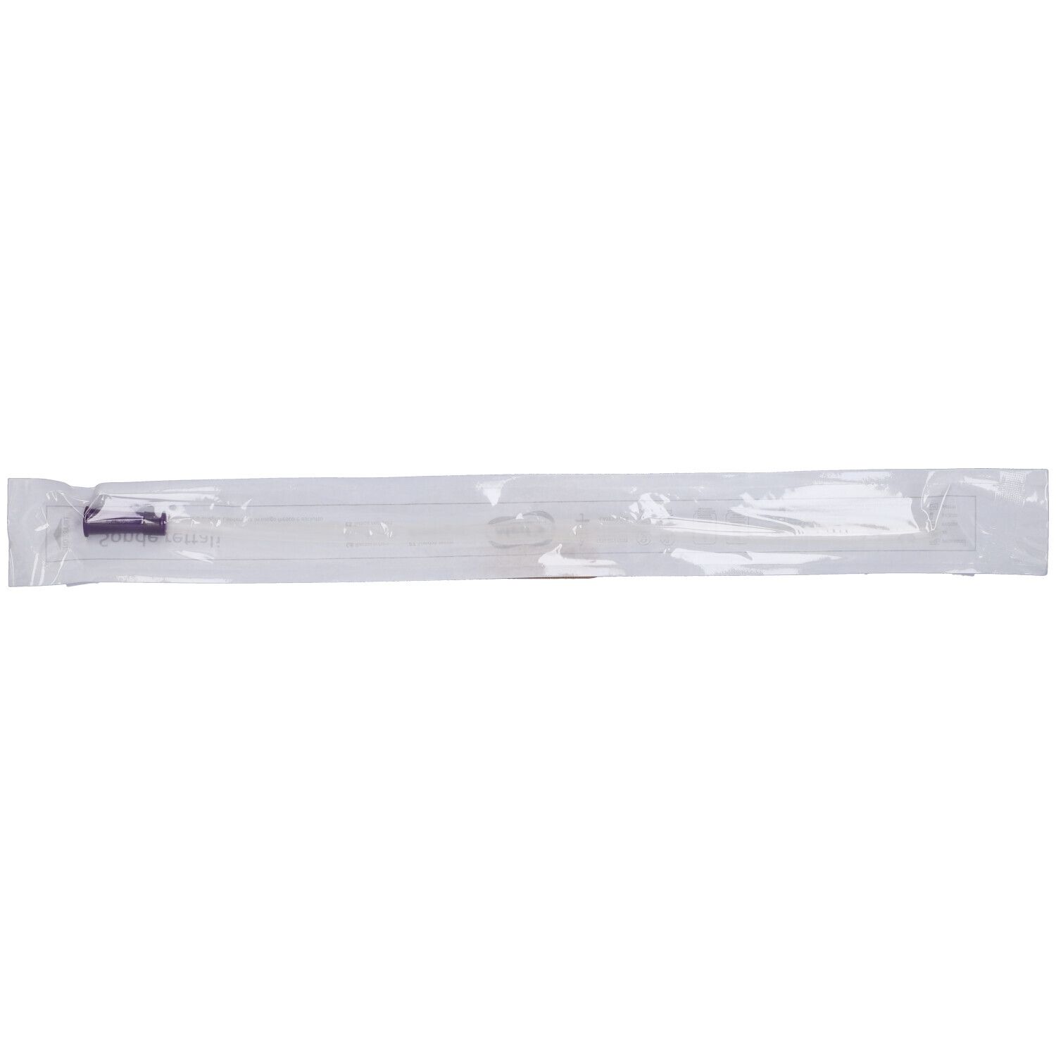 Sonda Rettale In Pvc Trasparente Monouso Sterile Diametro Ch 22 Lunghezza 40 Cm