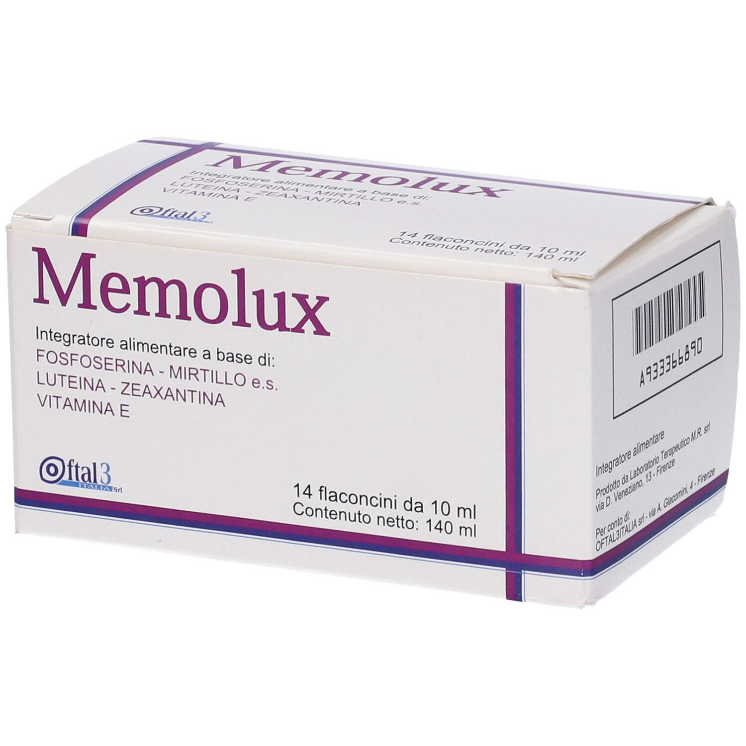 Memolux 14 Flaconcini 10 Ml