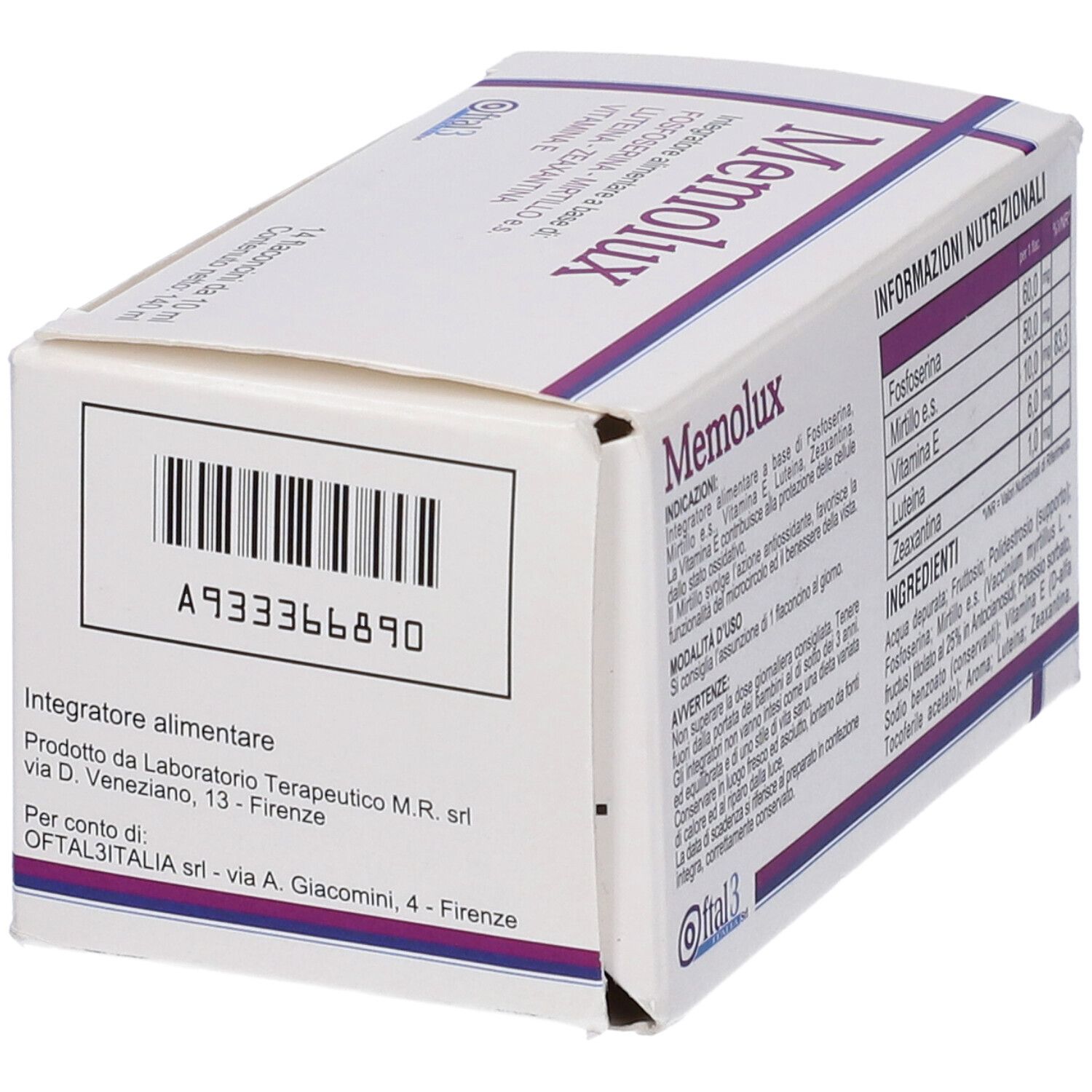 Memolux 14 Flaconcini 10 Ml