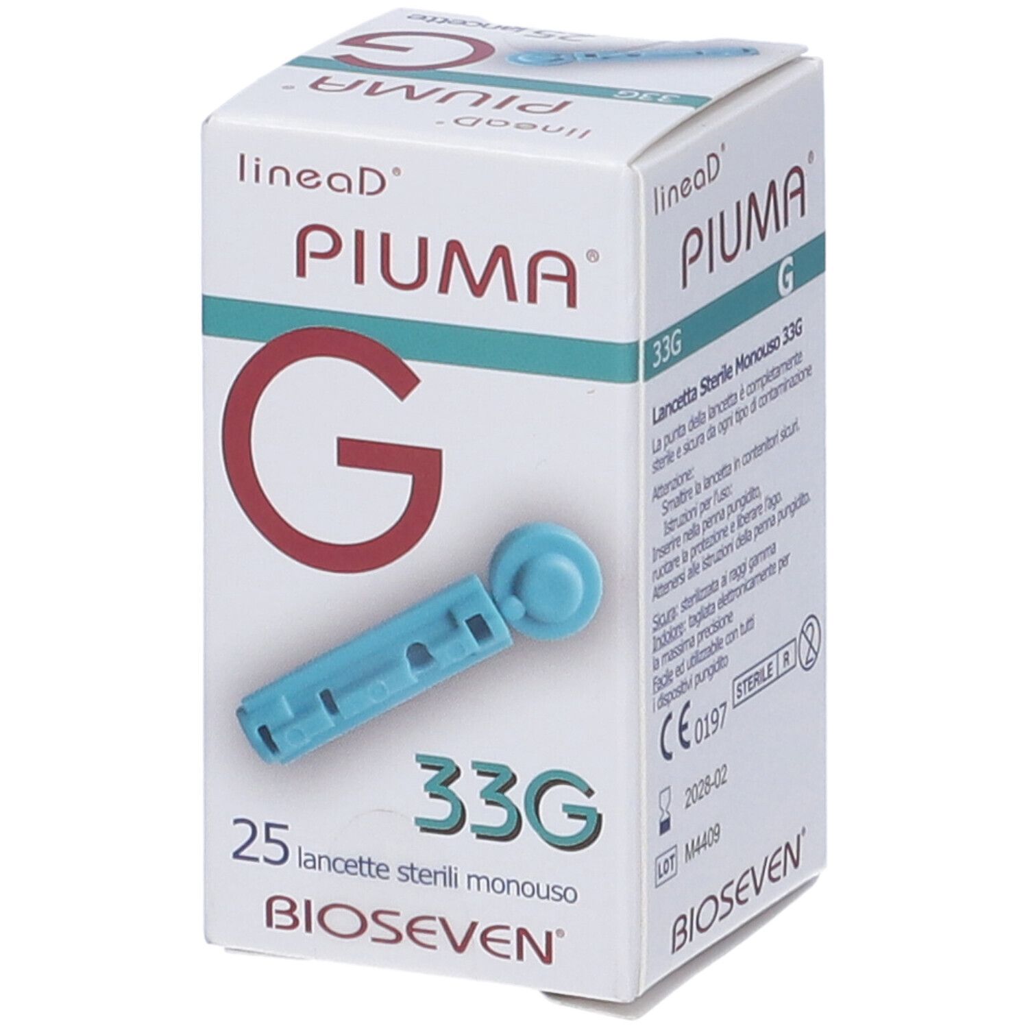 Lancette Pungidito Linea D Piuma Gauge 33 25 Pezzi