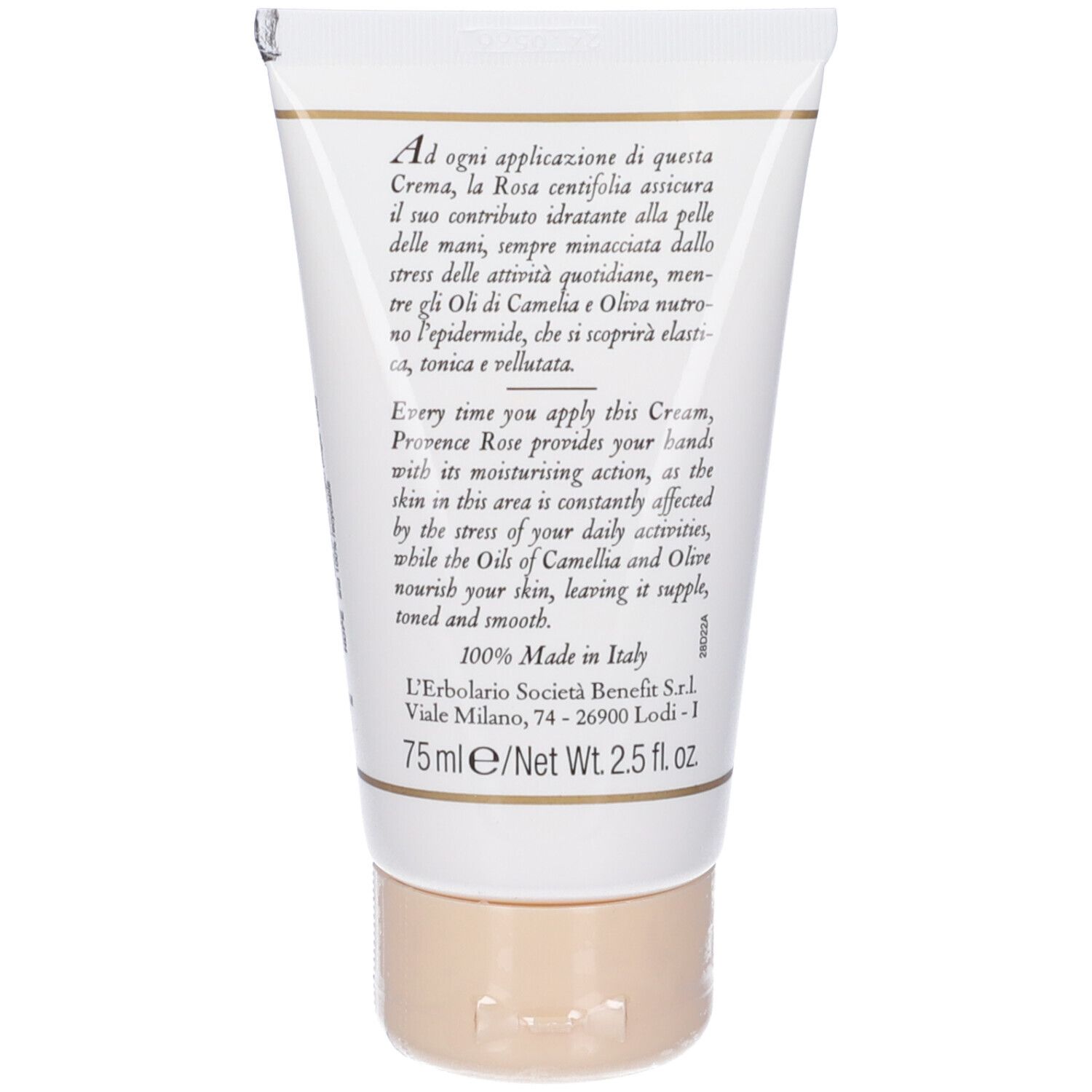 Rosa Crema Nutriente Per Mani 75 Ml