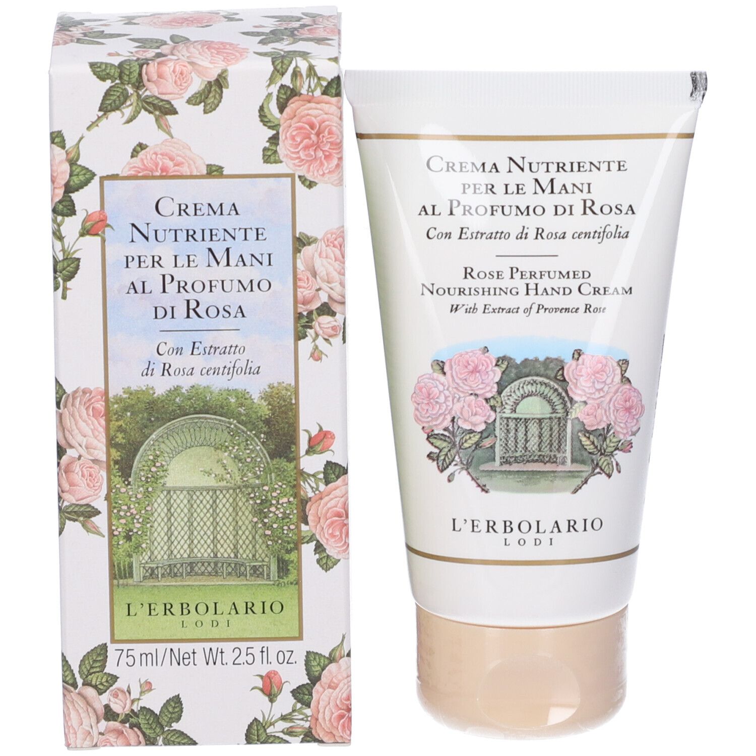 Rosa Crema Nutriente Per Mani 75 Ml