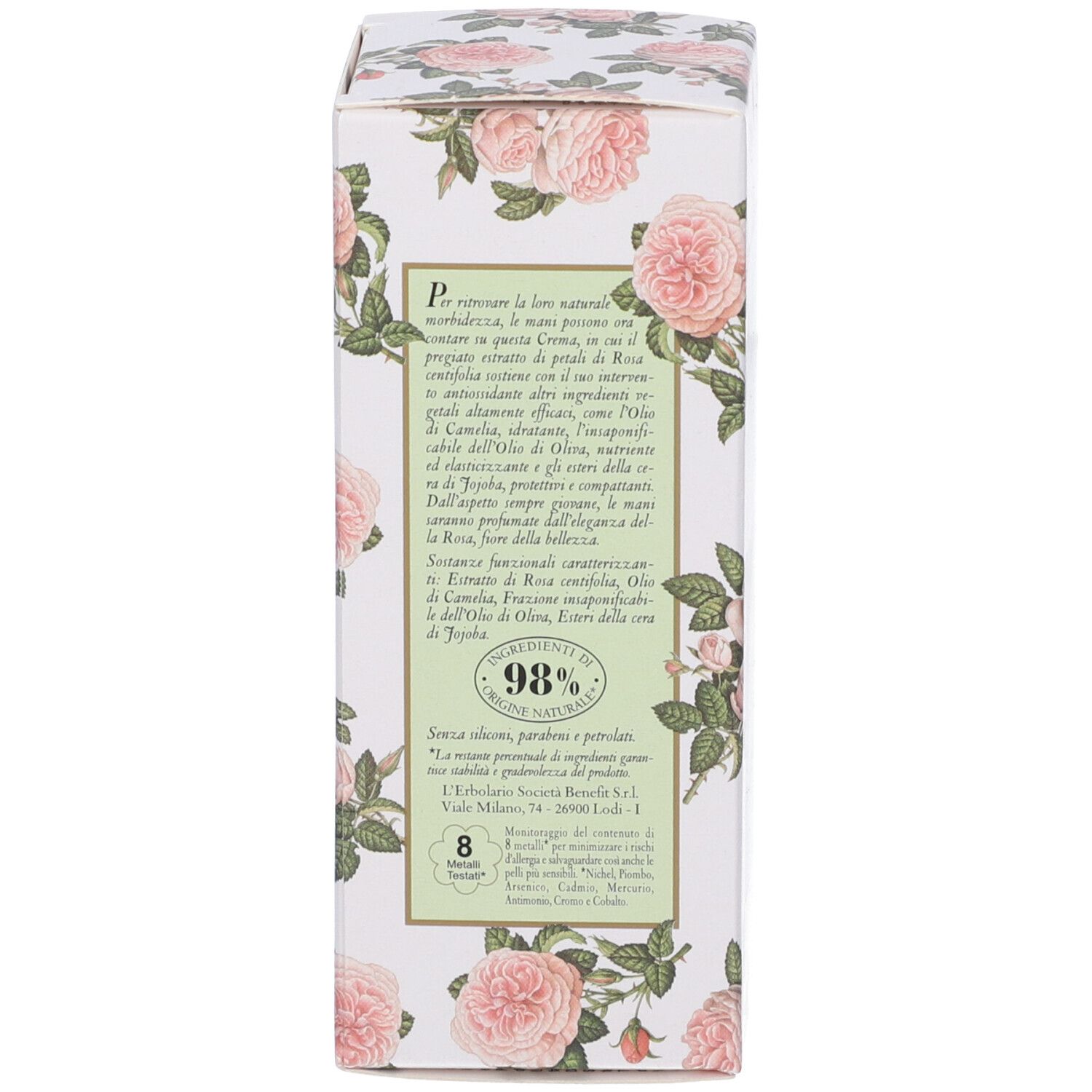 Rosa Crema Nutriente Per Mani 75 Ml