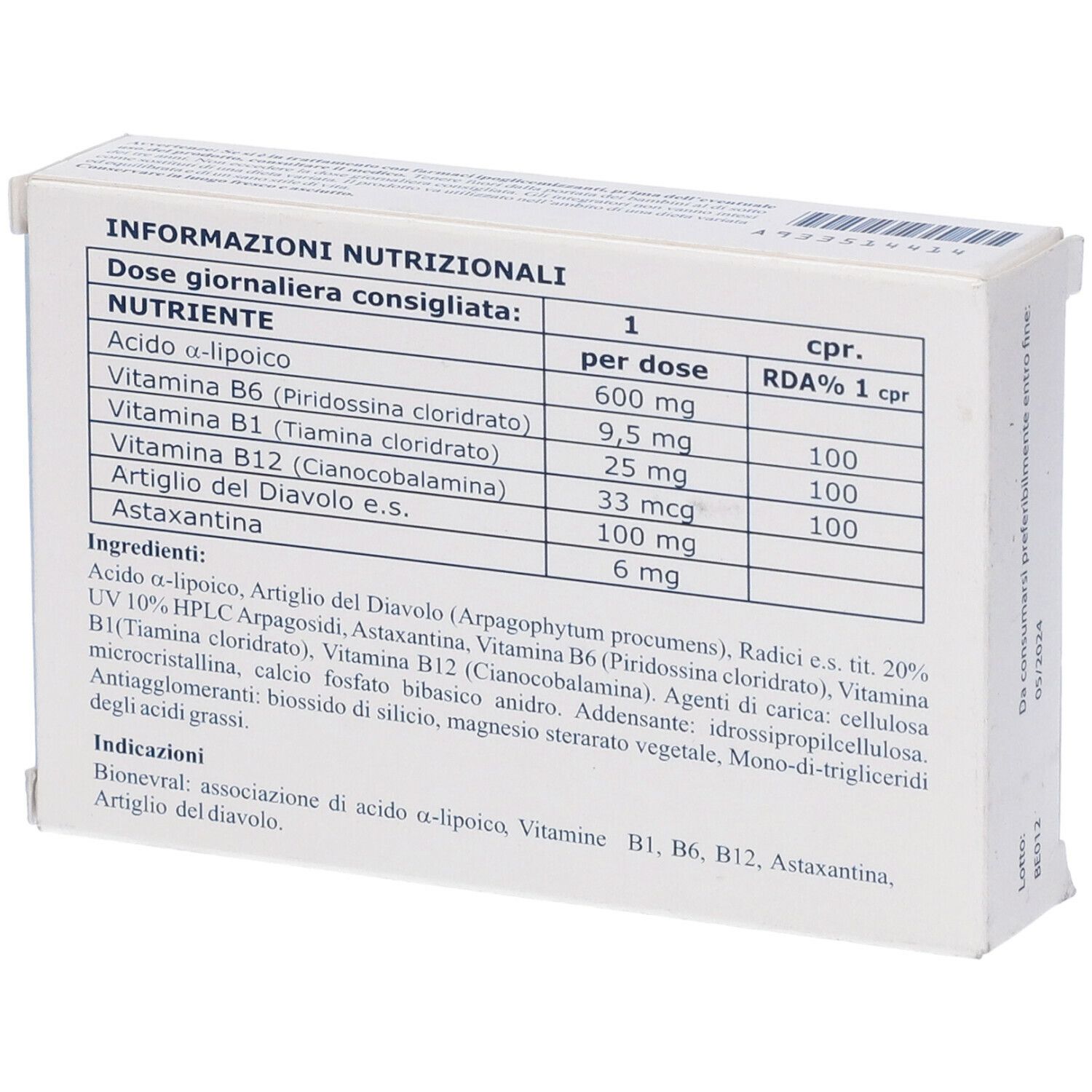 Bionevral 15 Compresse