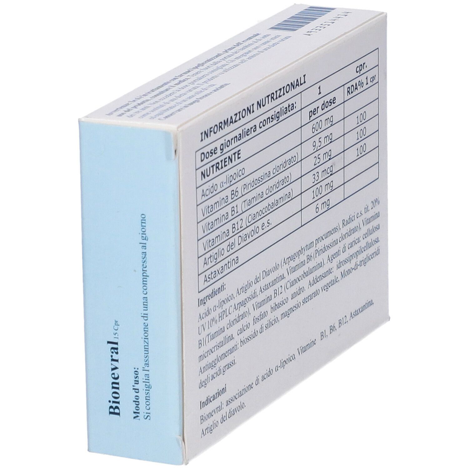 Bionevral 15 Compresse