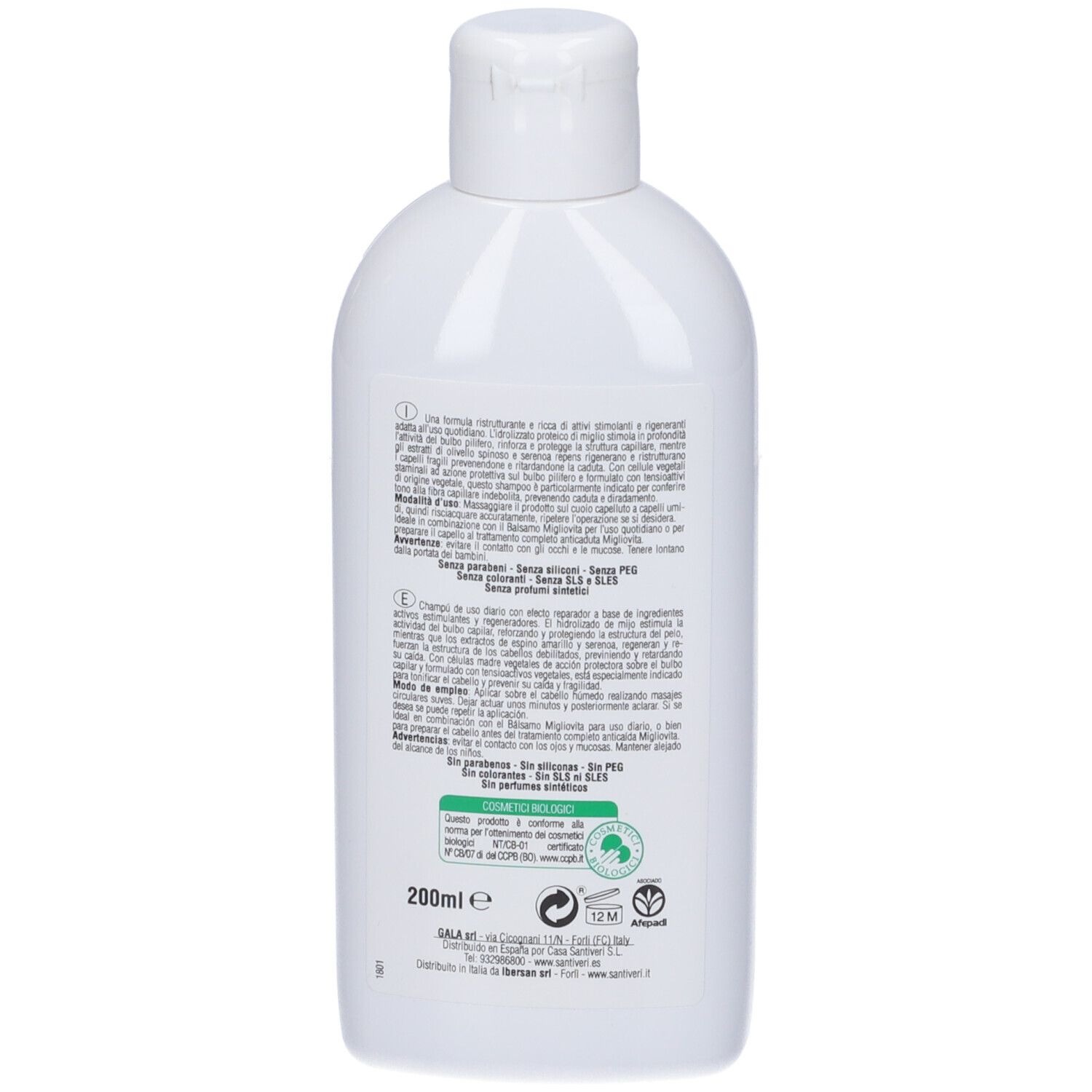 Santiveri Migliovita Shampo Bio 200 Ml
