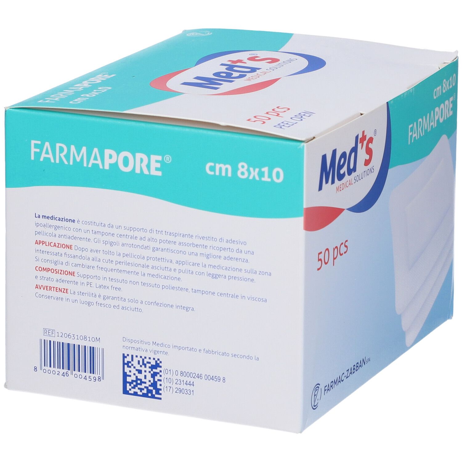 Meds Medic Ades St 8X10Cm 50Pz