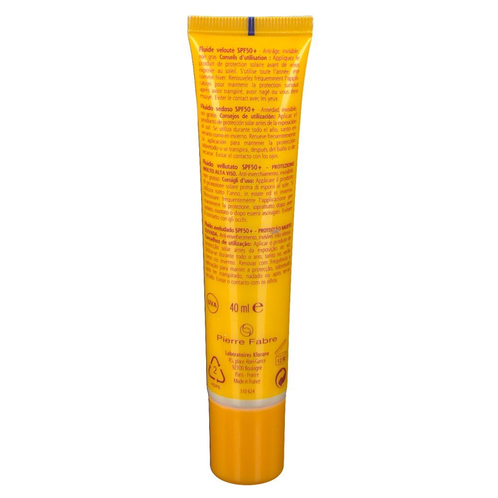 KLORANE Polysianes Fluido Vellutato SPF 50+ Viso