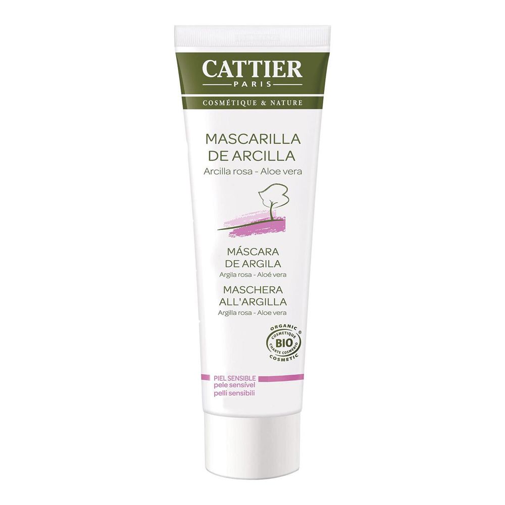Maschera Argilla Rosa E Aloe Vera Bio Pelli Sensibili 100 Ml