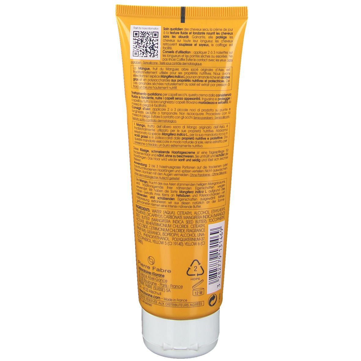 KLORANE Nutritiva Crema al burro di Mango