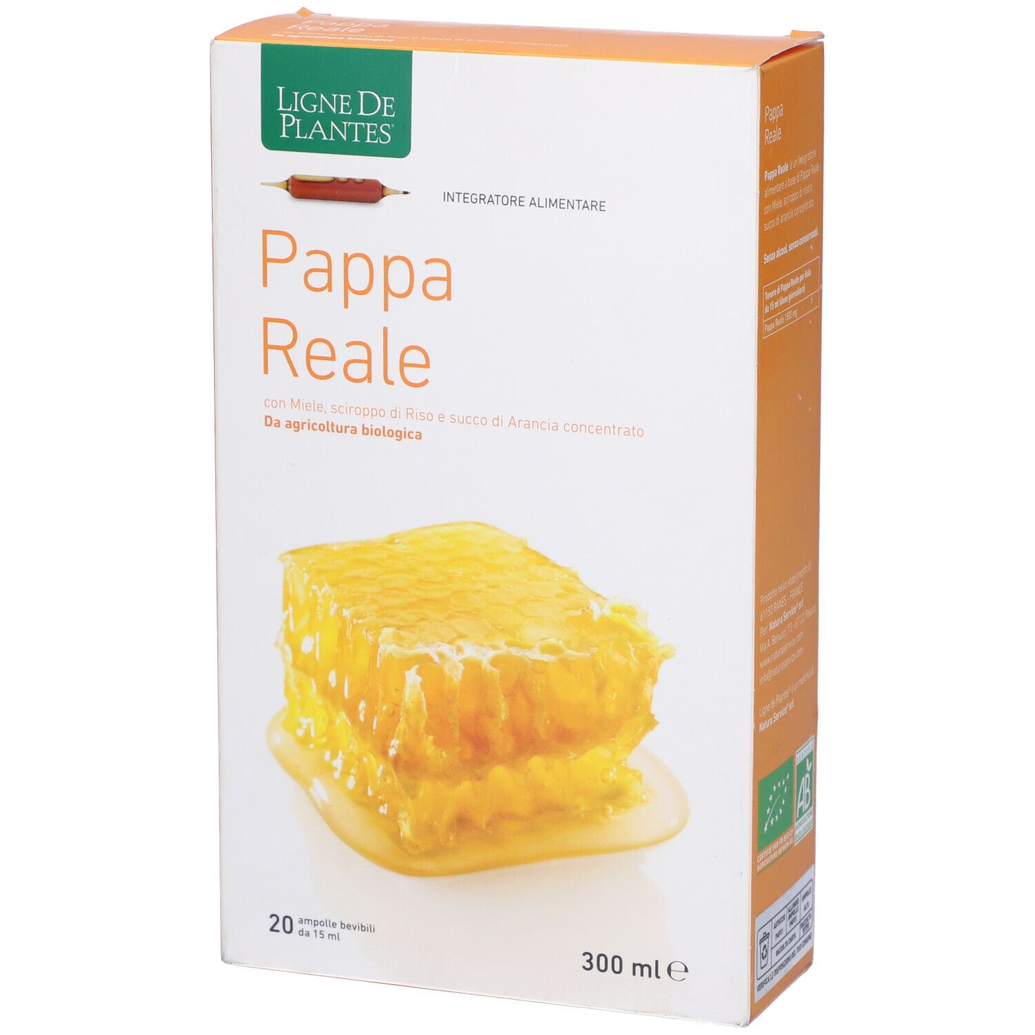 Pappa Reale Biologico 20 Ampolle Bevibili Da 15 Ml