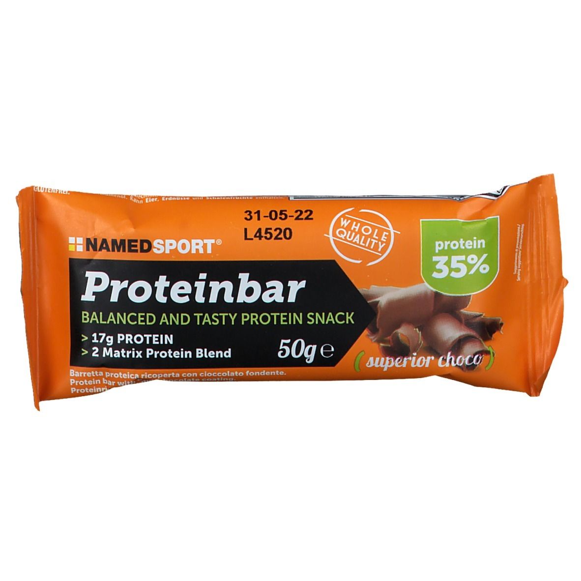 NAMEDSPORT® Proteinbar Superior Choco