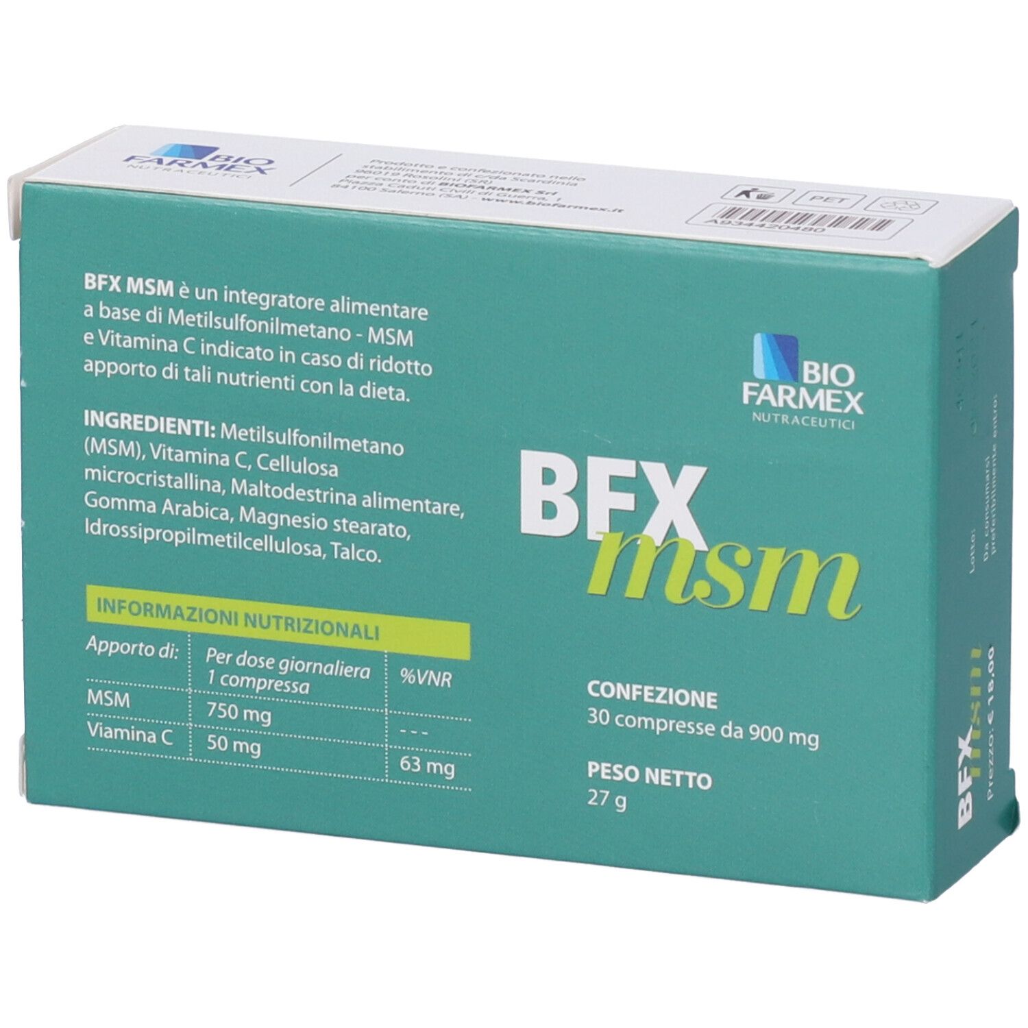 Biofarmex BFX Msm Compresse