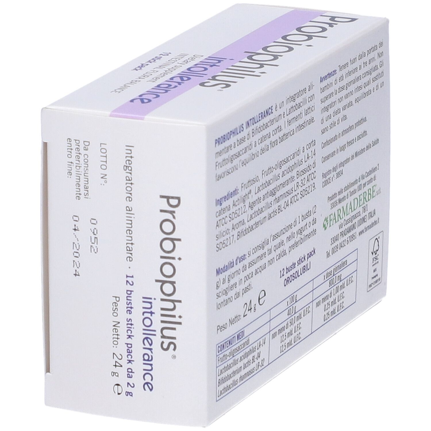 Probiophilus Intollerance 12 Stick Pack