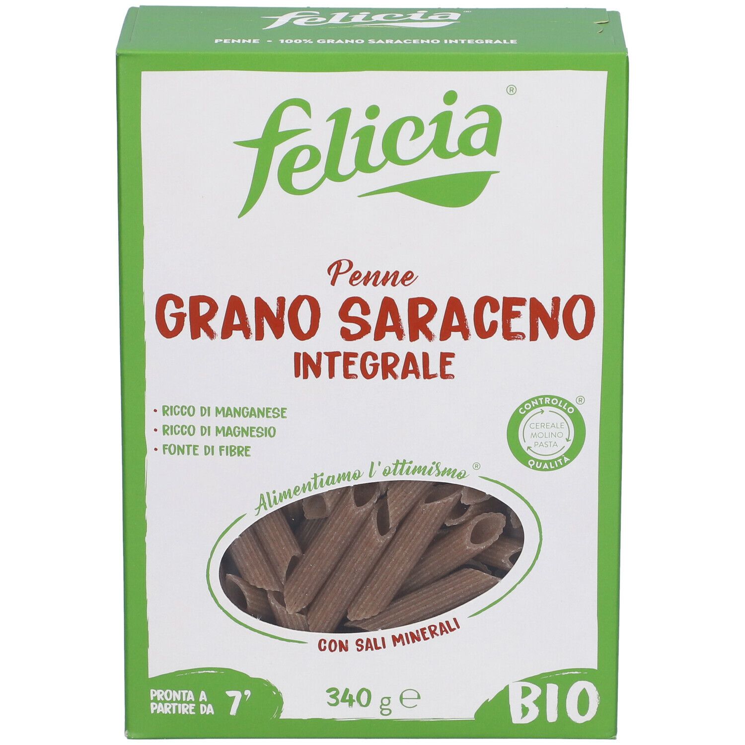 Felicia Penne GRANO SARACENO INTEGRALE BIO