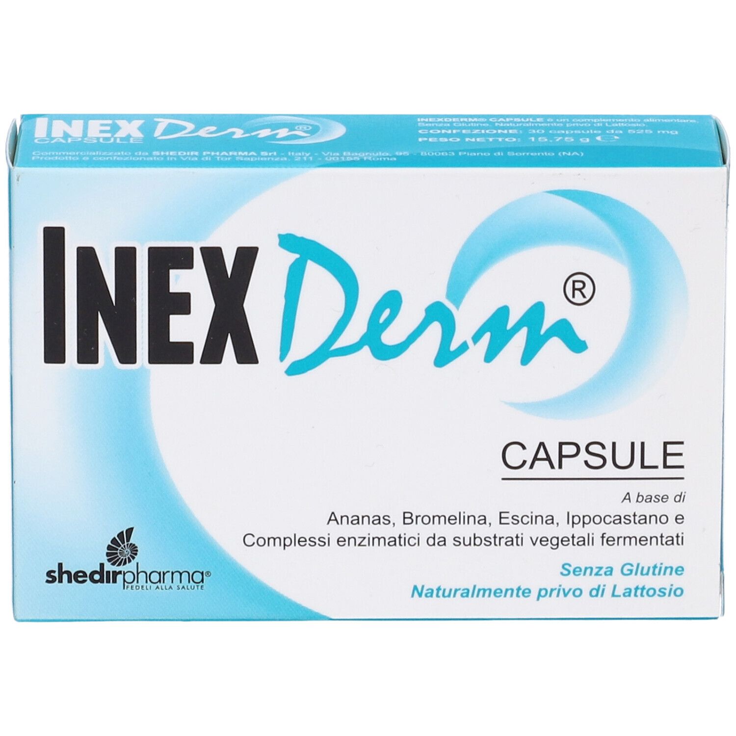 Inexderm 30 Capsule Blister Astuccio 15,75 G