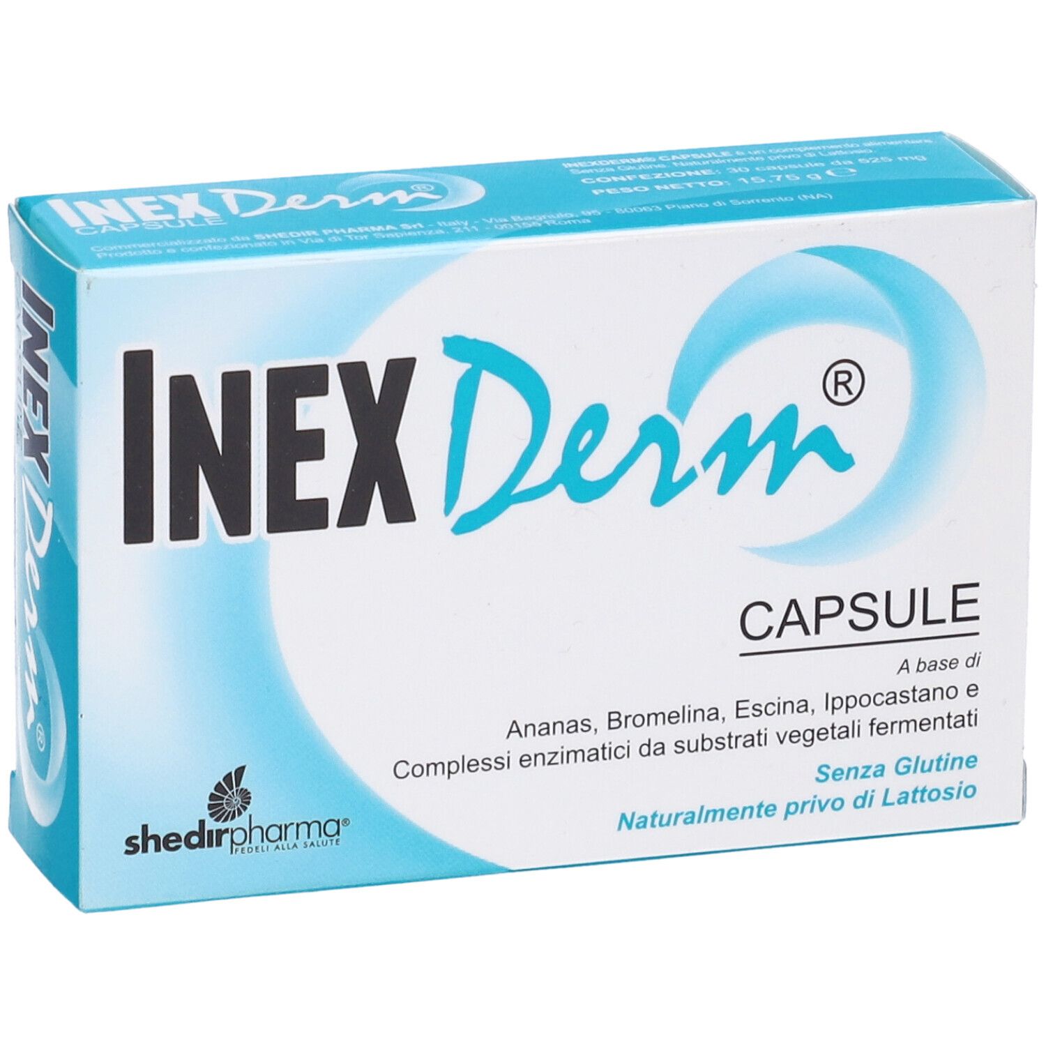Inexderm 30 Capsule Blister Astuccio 15,75 G