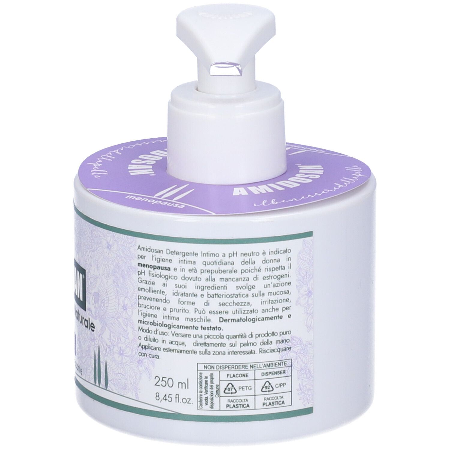 Amidosan Ii Natura Detergente Intimo Ph Neutro 250 Ml