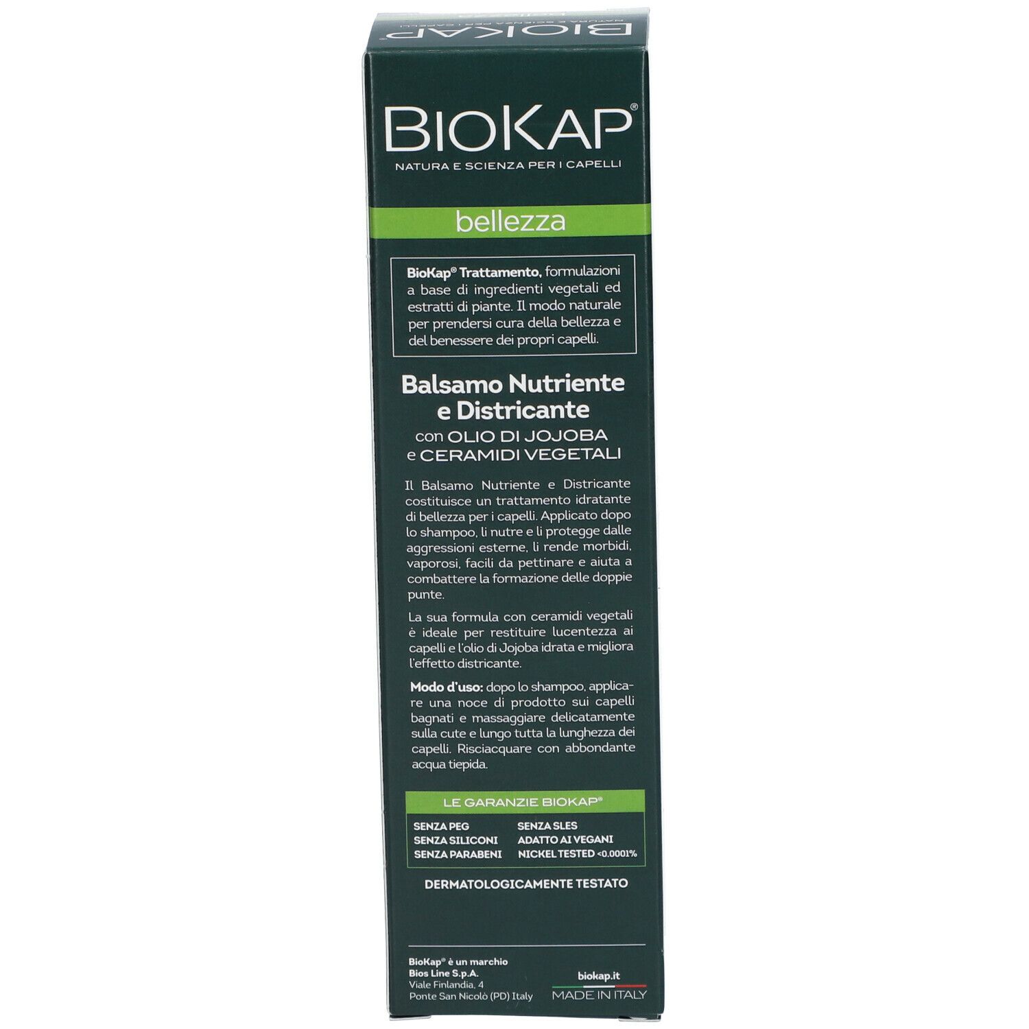 BIOS LINE BioKap Balsamo Nutriente e Districante
