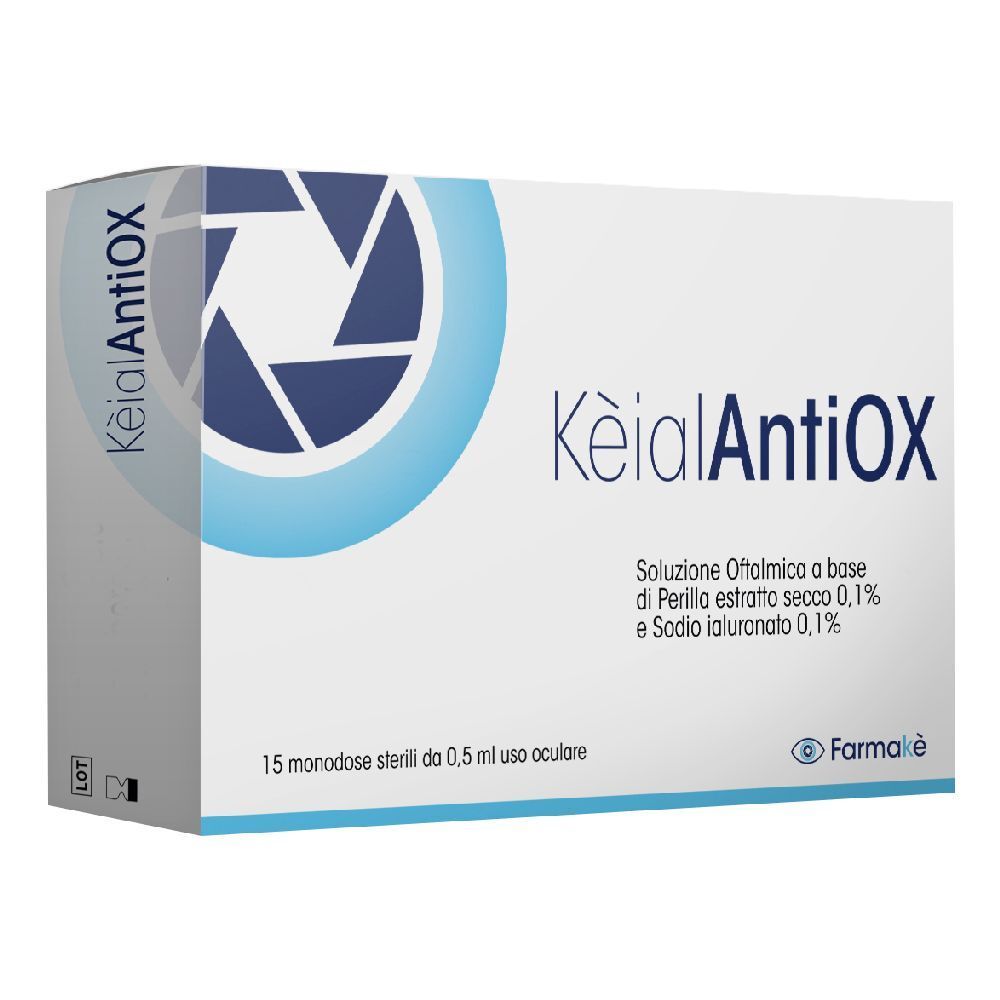 Soluzione Oftalmica Keial Antiox 15 Flaconcini Monodose 0,5 Ml