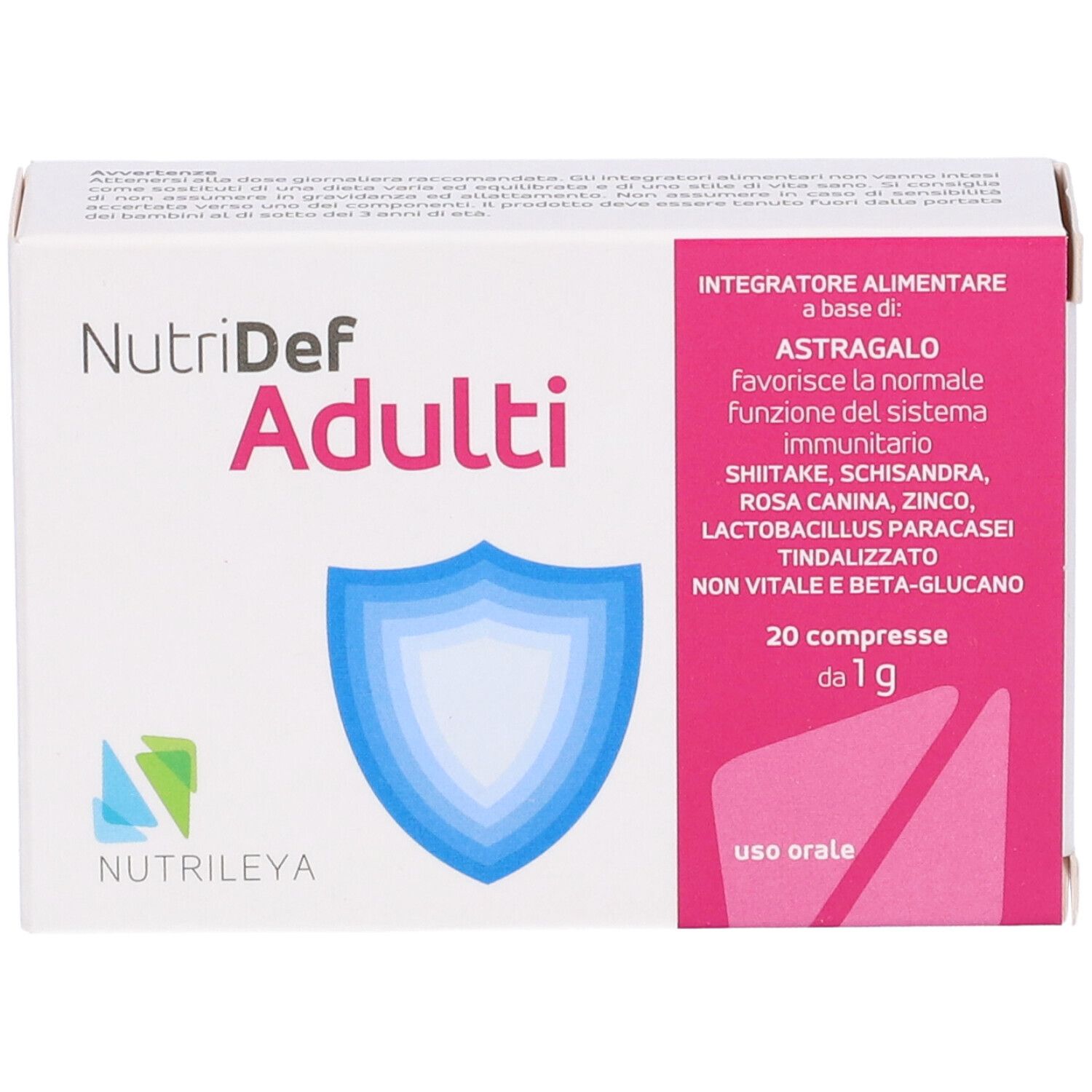 Nutridef Adulti 20 Compresse