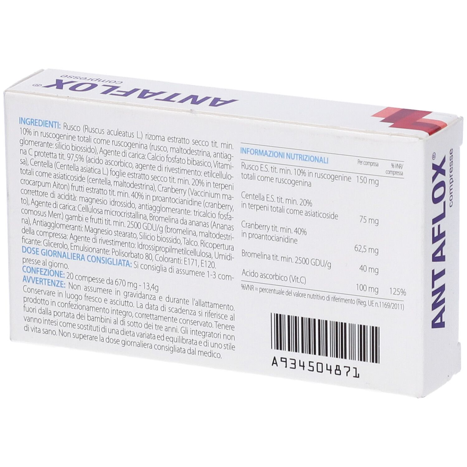 Antaflox 20Cpr