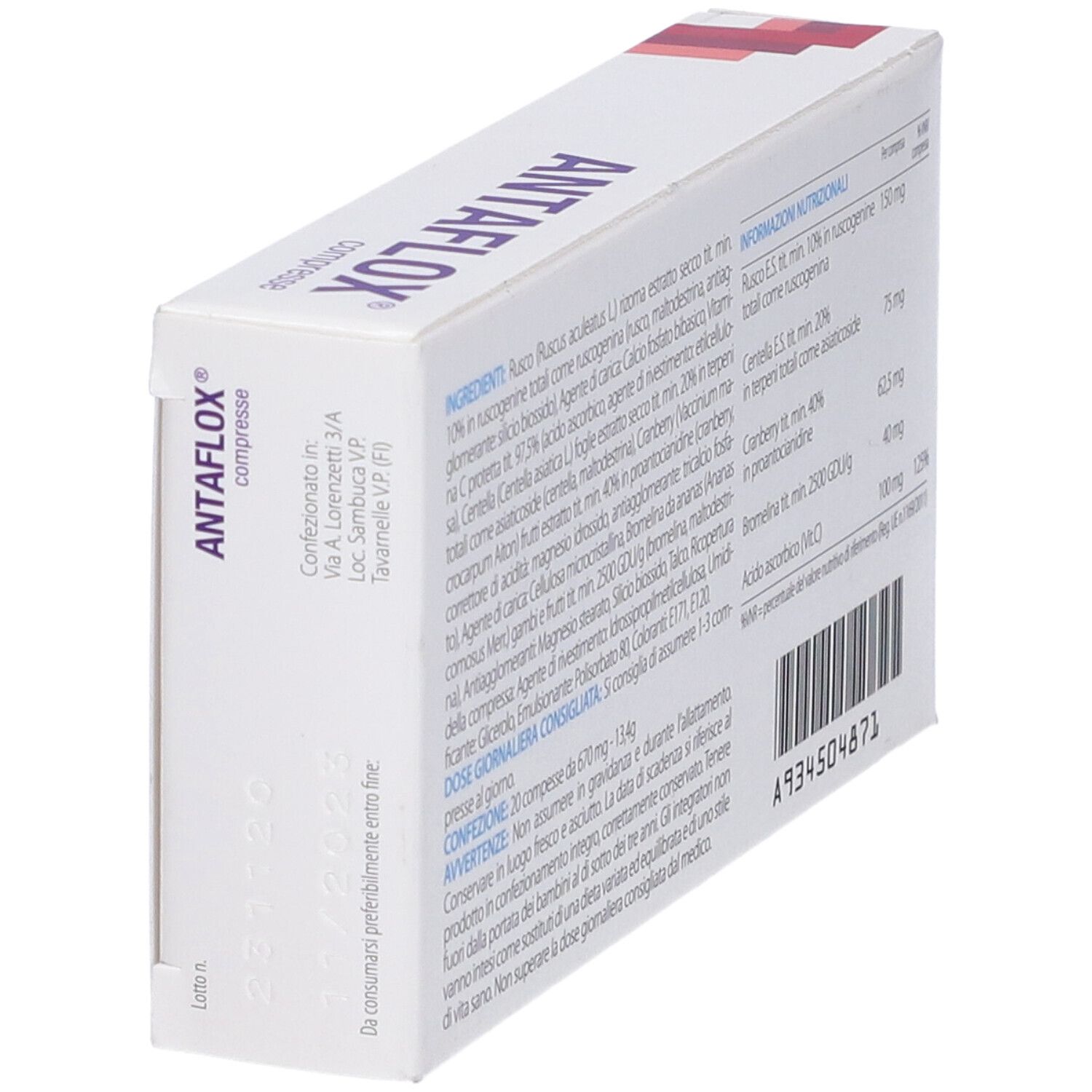 Antaflox 20Cpr